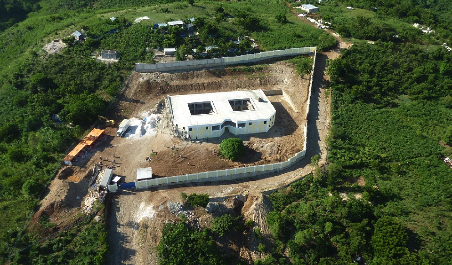 The Gengels’ orphanage close to completion.