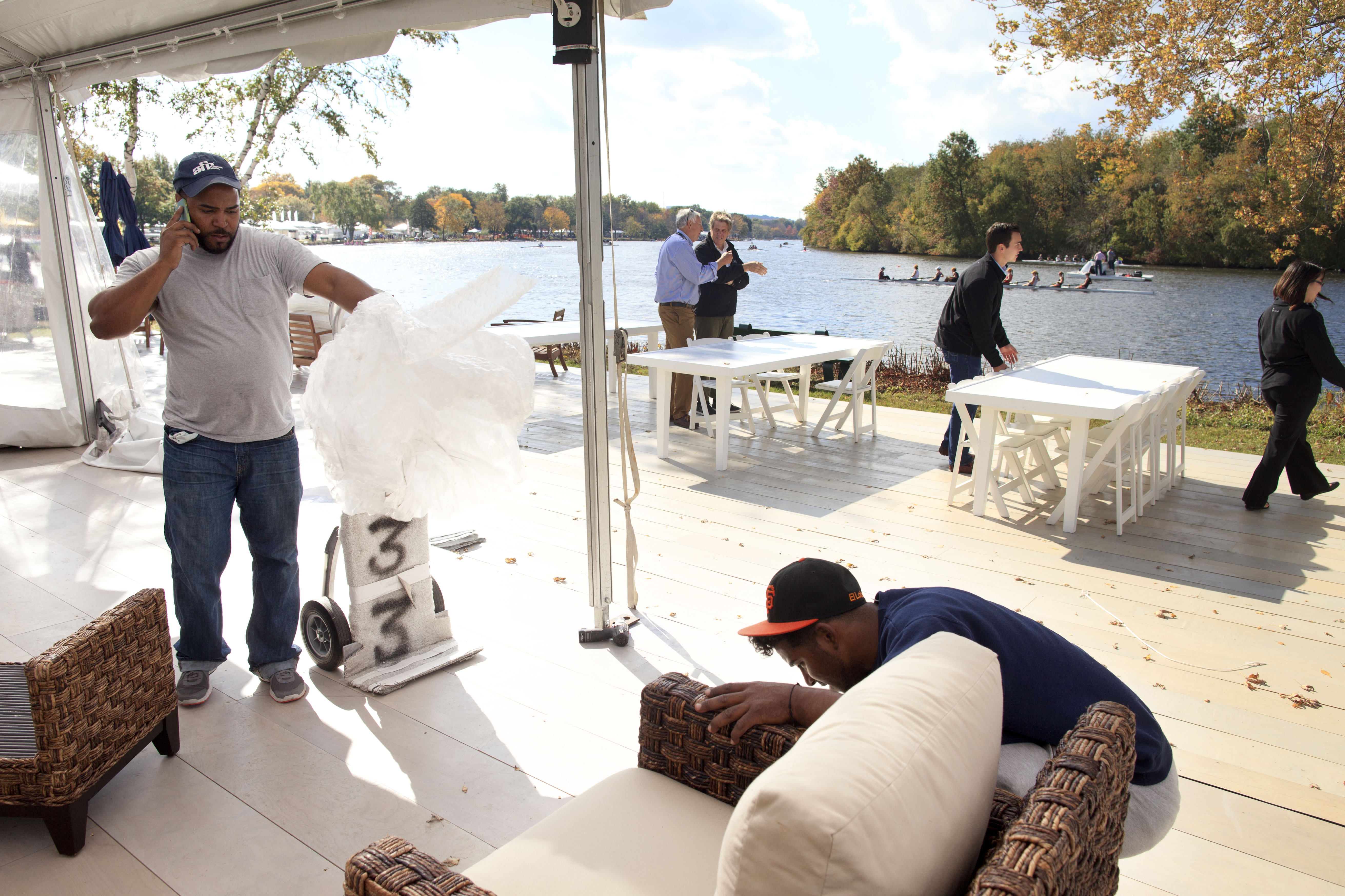 BNY Mellon, an event sponsor, will have a hospitality tent and viewing stations at the Head of the Charles Regatta.