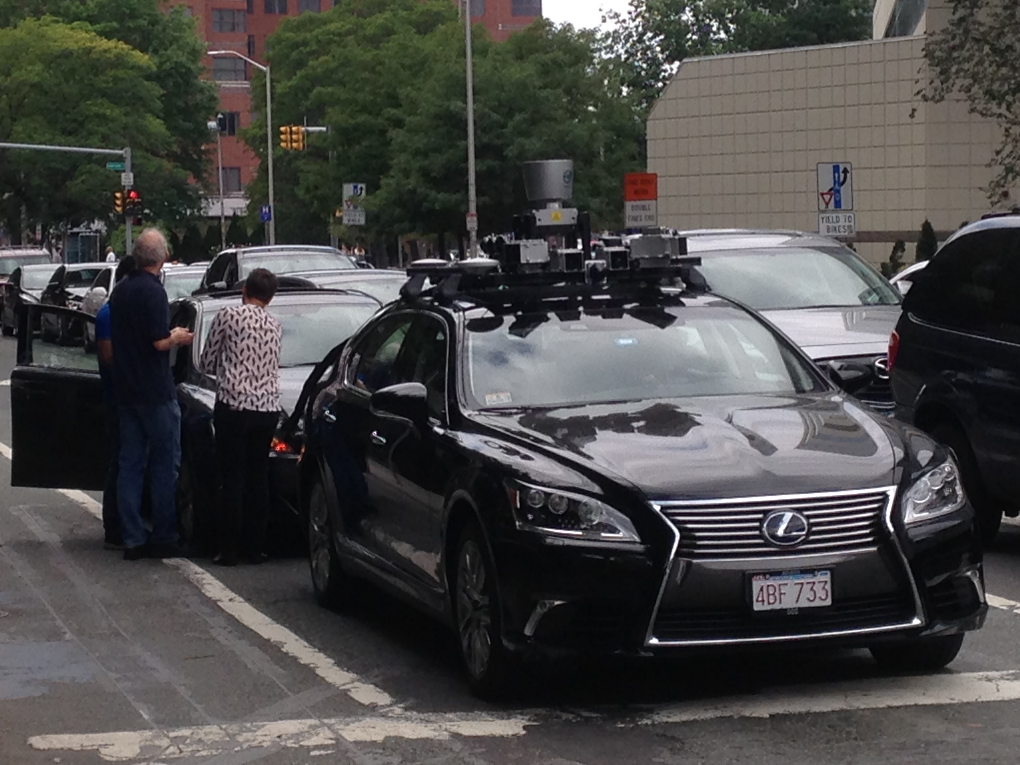 This could be a prototype of a self-driving car.