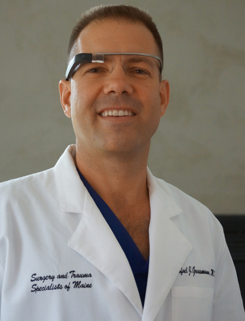 “Glass will become the tool of choice to connect patients, physicians, and the electronic information that we have to deal with. Absolutely,” said Dr. Rafael Grossman, of Eastern Maine Medical Center.