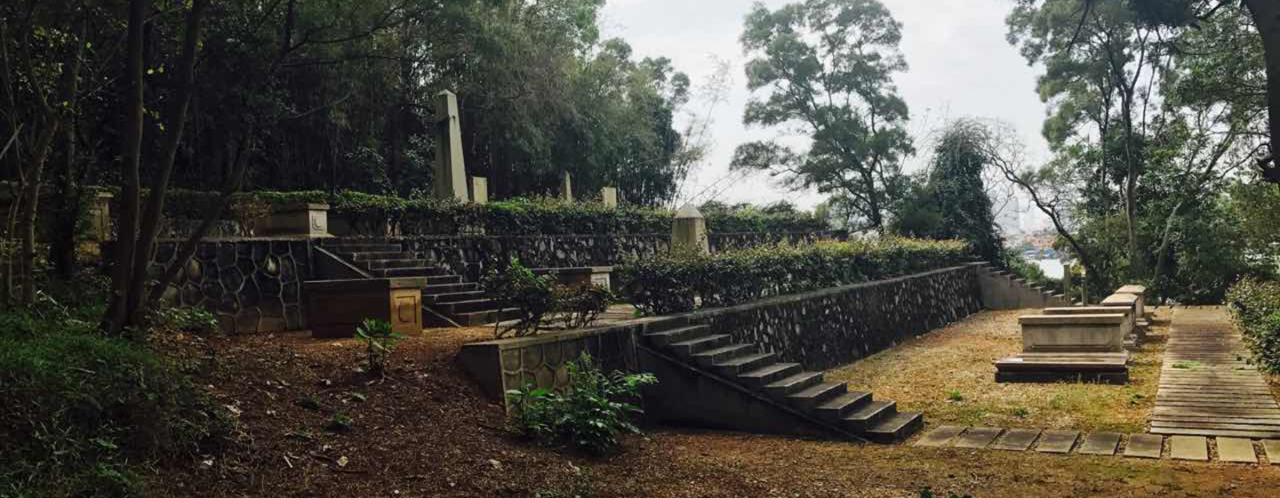 The “foreign devil graveyard” today.