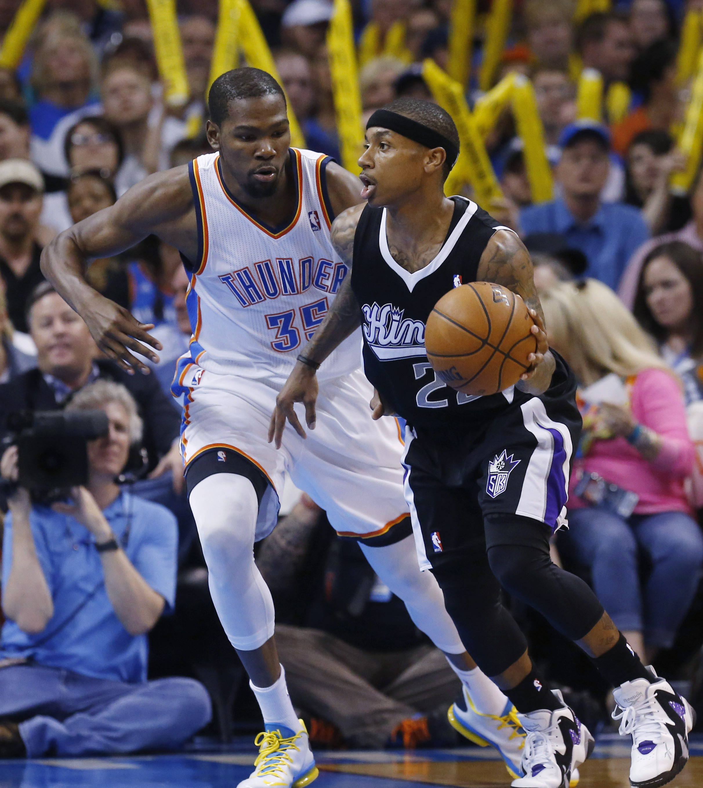 Isaiah Thomas has faced Kevin Durant’s Thunder 13 times.