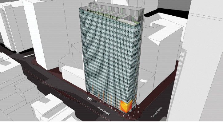 <span id="U8121996911380TH" style="">A 23-STORY HOTEL</span> with 346 micro rooms of about 180 square feet at Tremont and Stuart streets near Chinatown also was approved by the BRA.