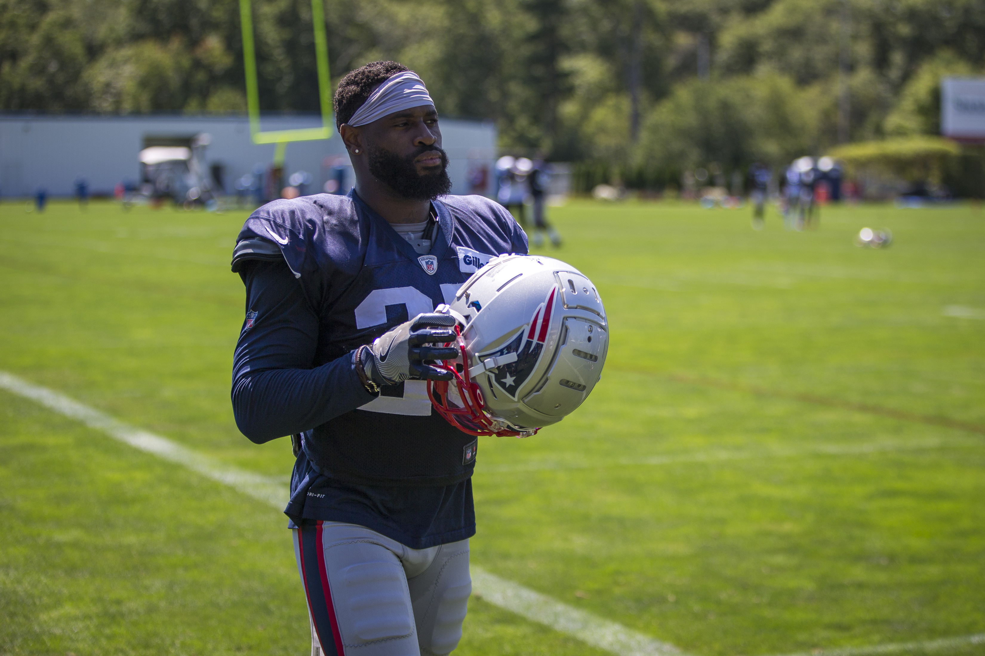 Terrence Brooks is in his first season with the Patriots.