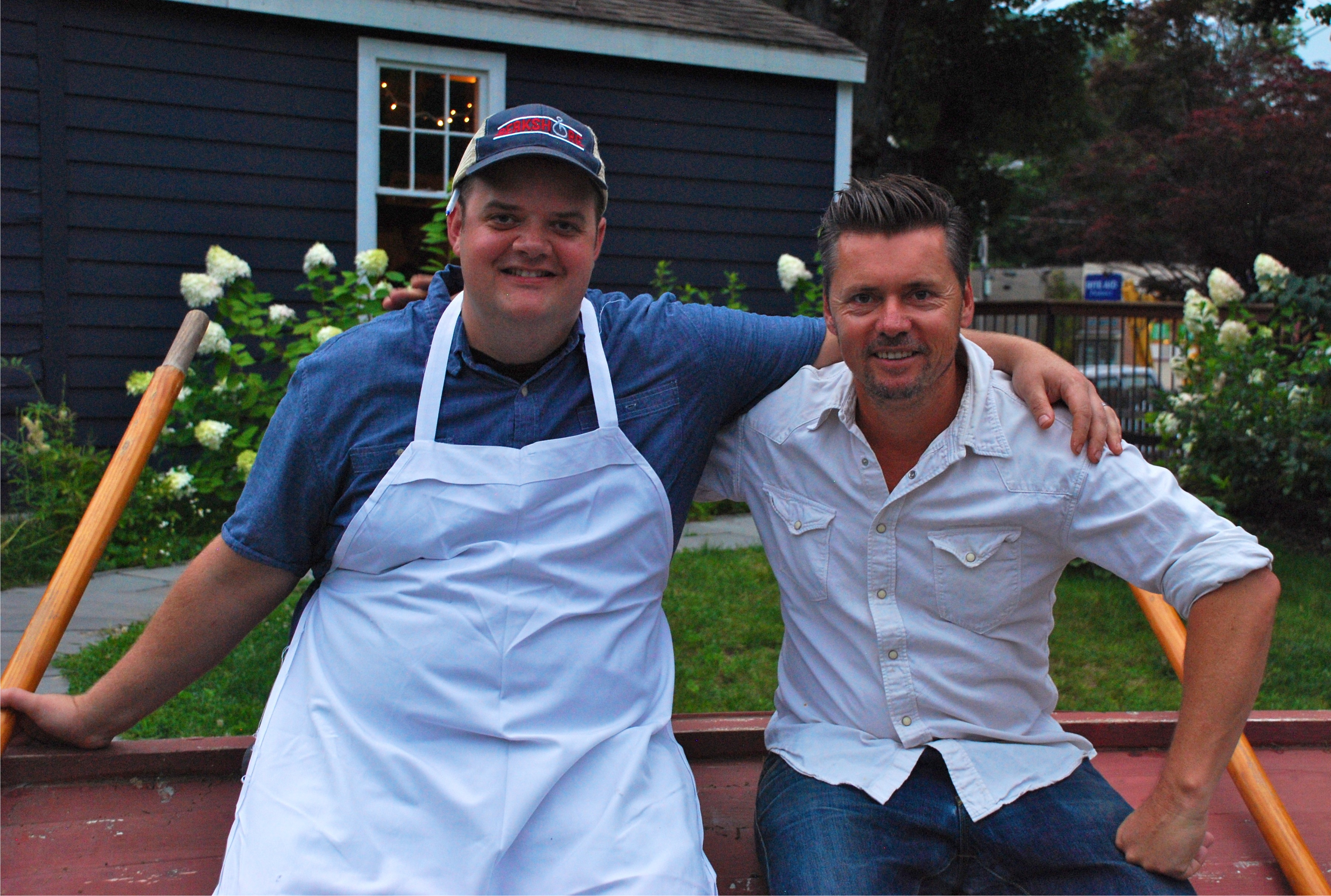 Prairie Whale Chef Stephen Browning and Owner, Mark Firth (on right).