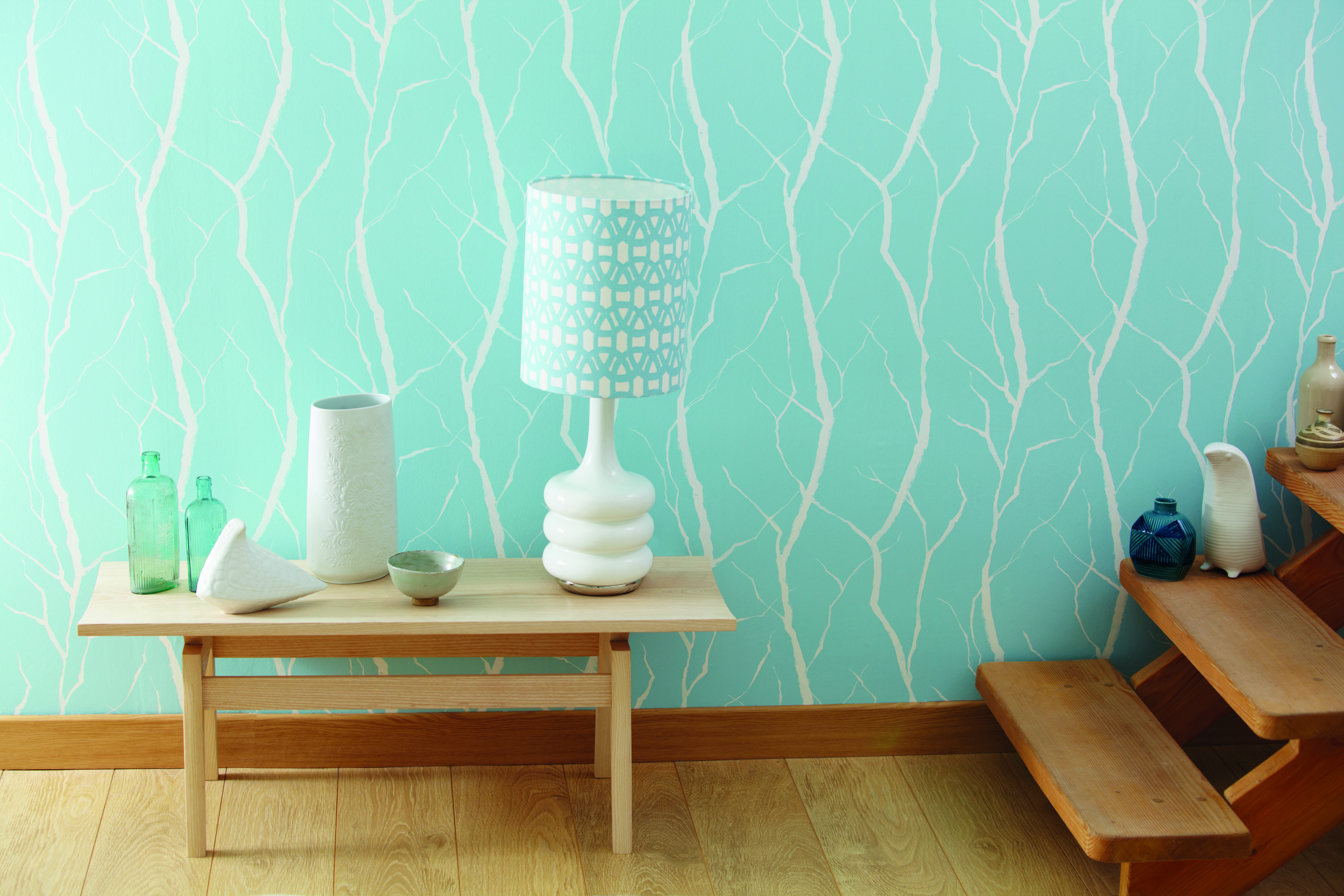 Blues are another design trend.