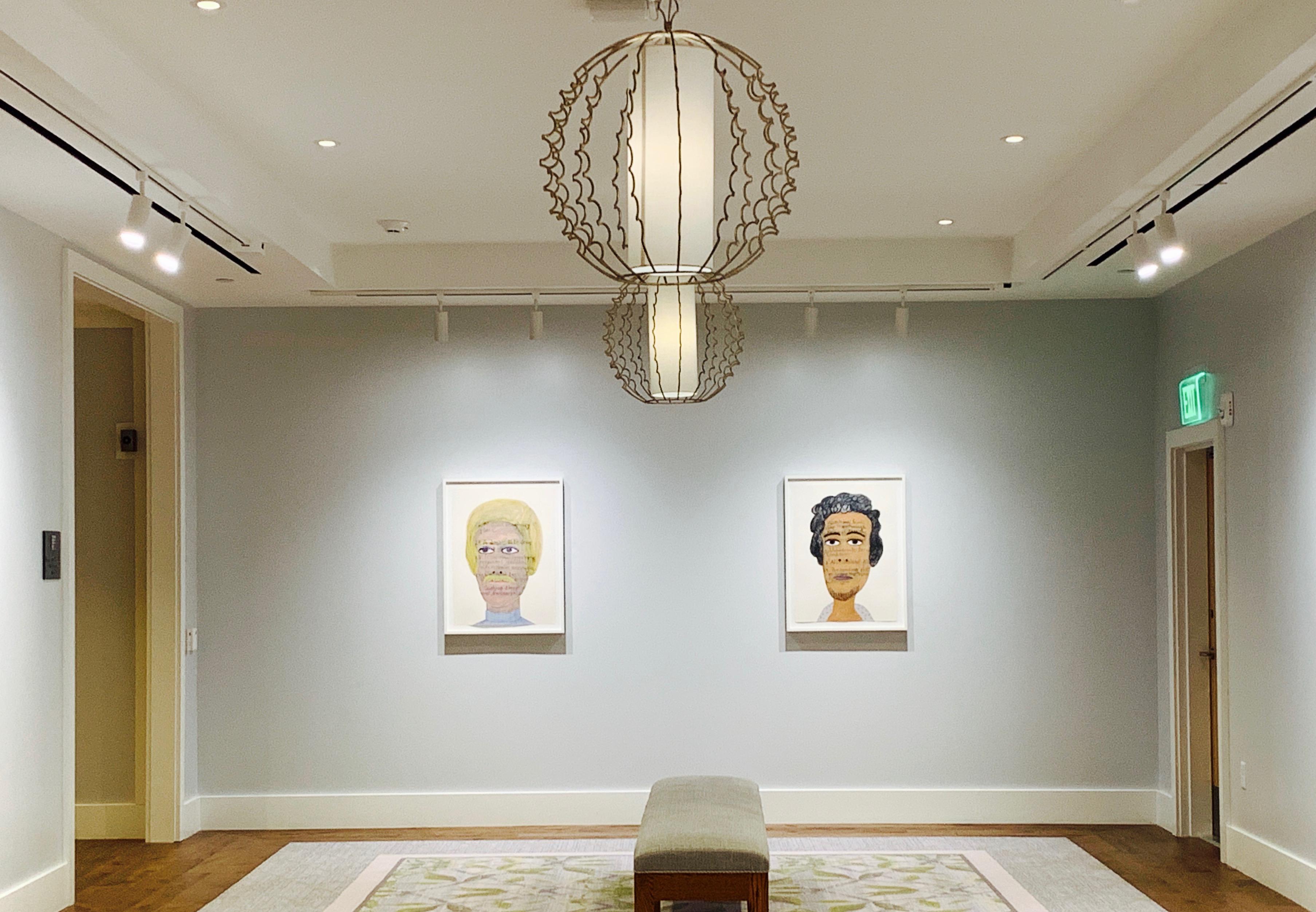 Art is tastefully displayed at the new Williams Inn.