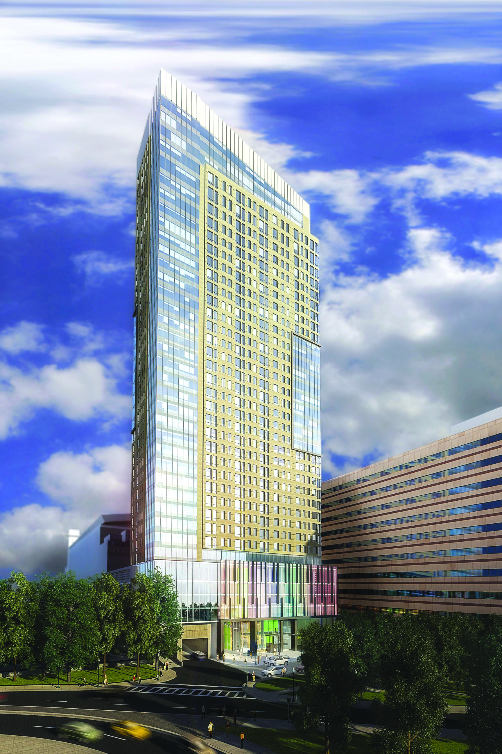Avalon North Station, shown in this rendering, will be across the street from TD Garden.