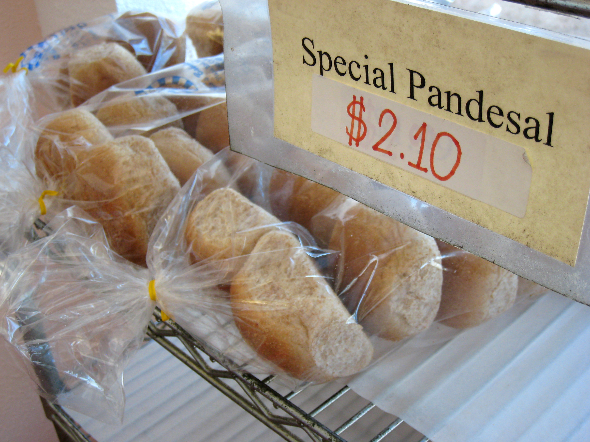 Pandesal rolls at Valerio’s Family Bake Shop.