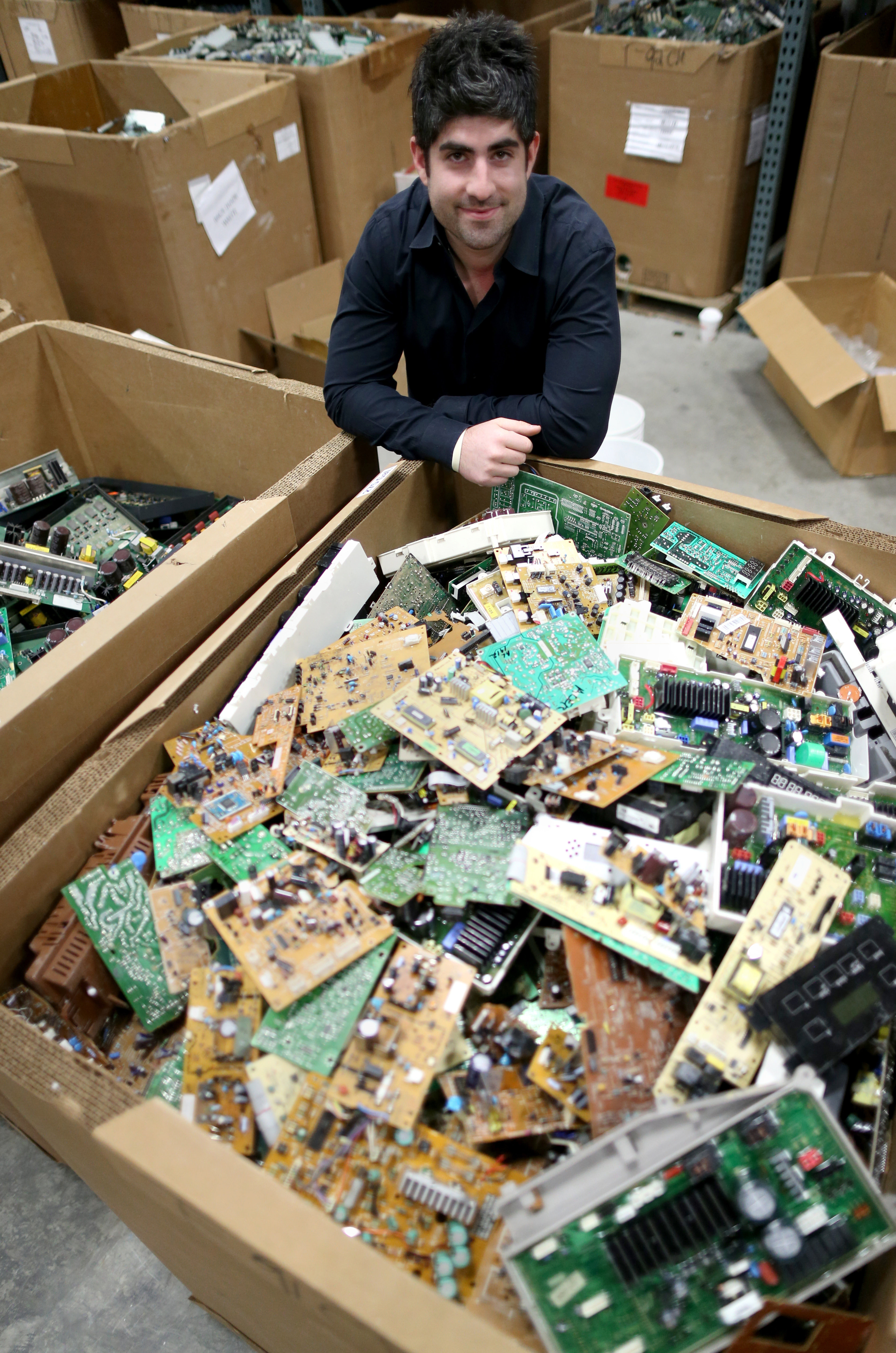 Cory Schneider cofounded Gizmogul, which recycles electronic gadgets, including old cellphones and tablets.