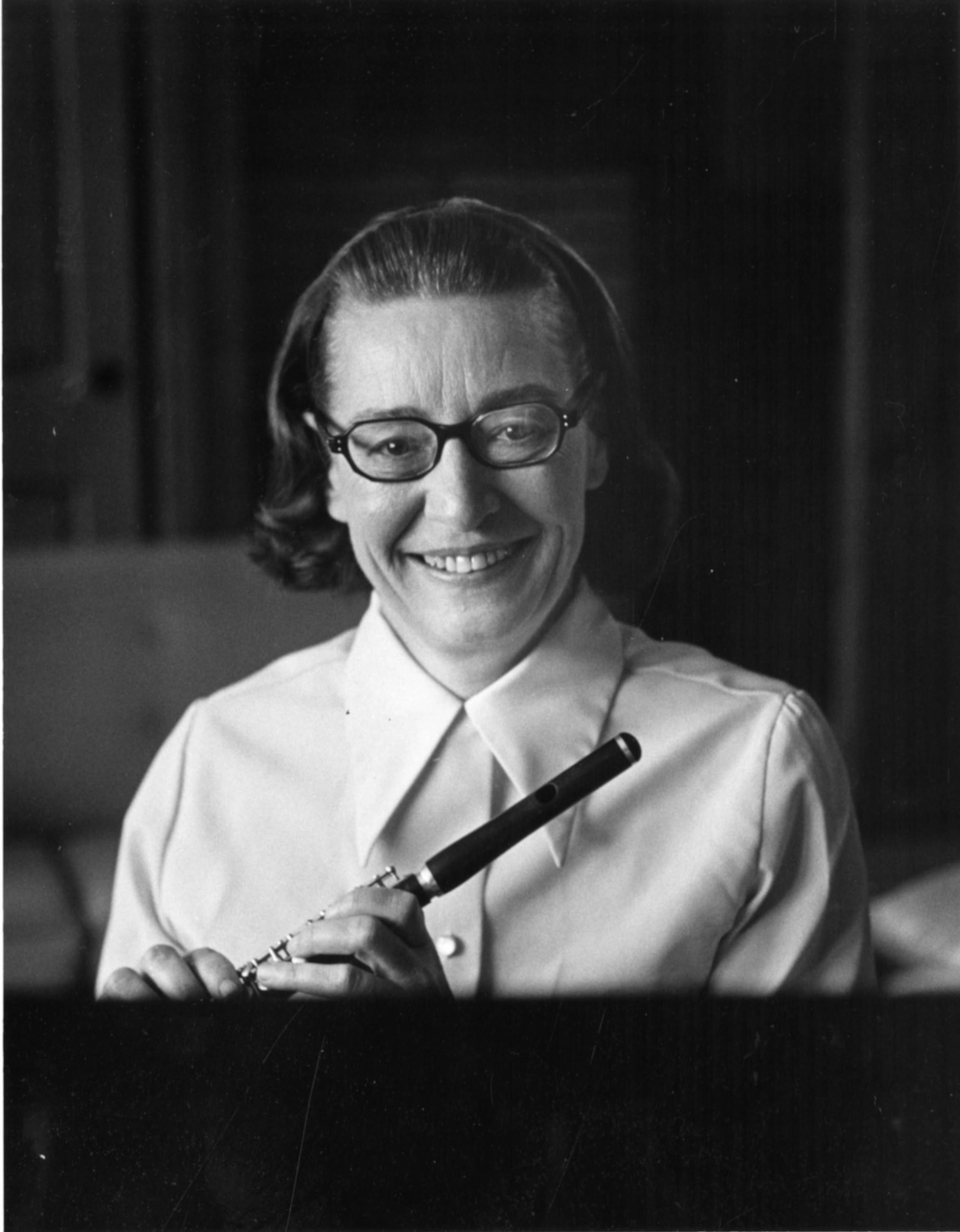 Lois Schaefer, former principal piccolo for the Boston Symphony Orchestra and the Boston Pops.