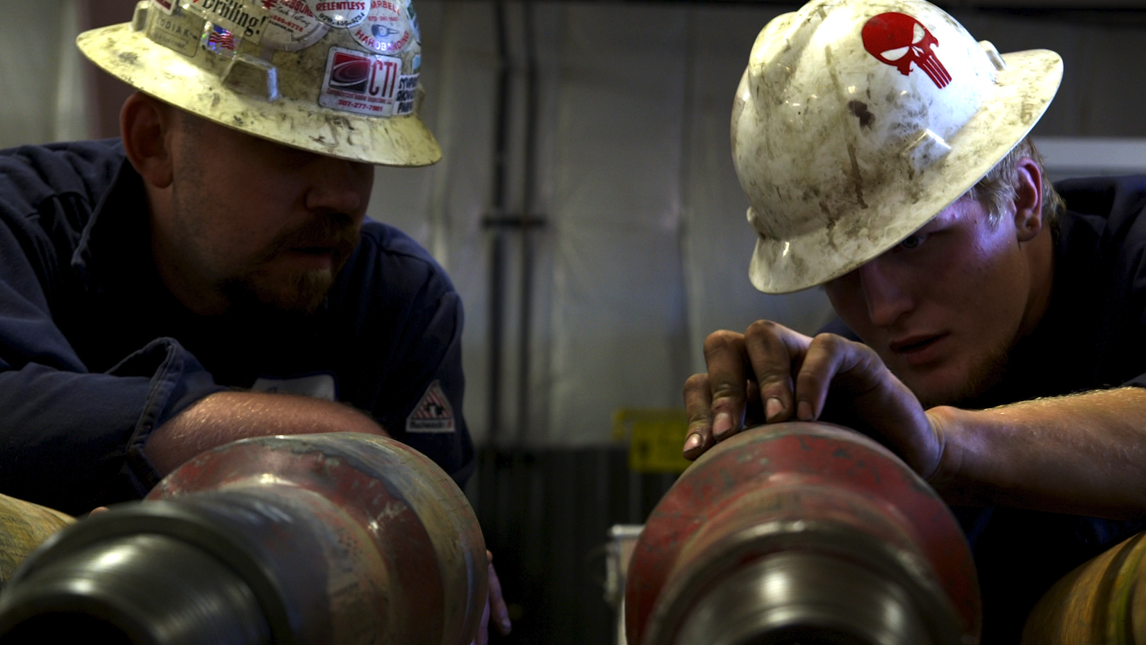 A pair of gas-line workers.