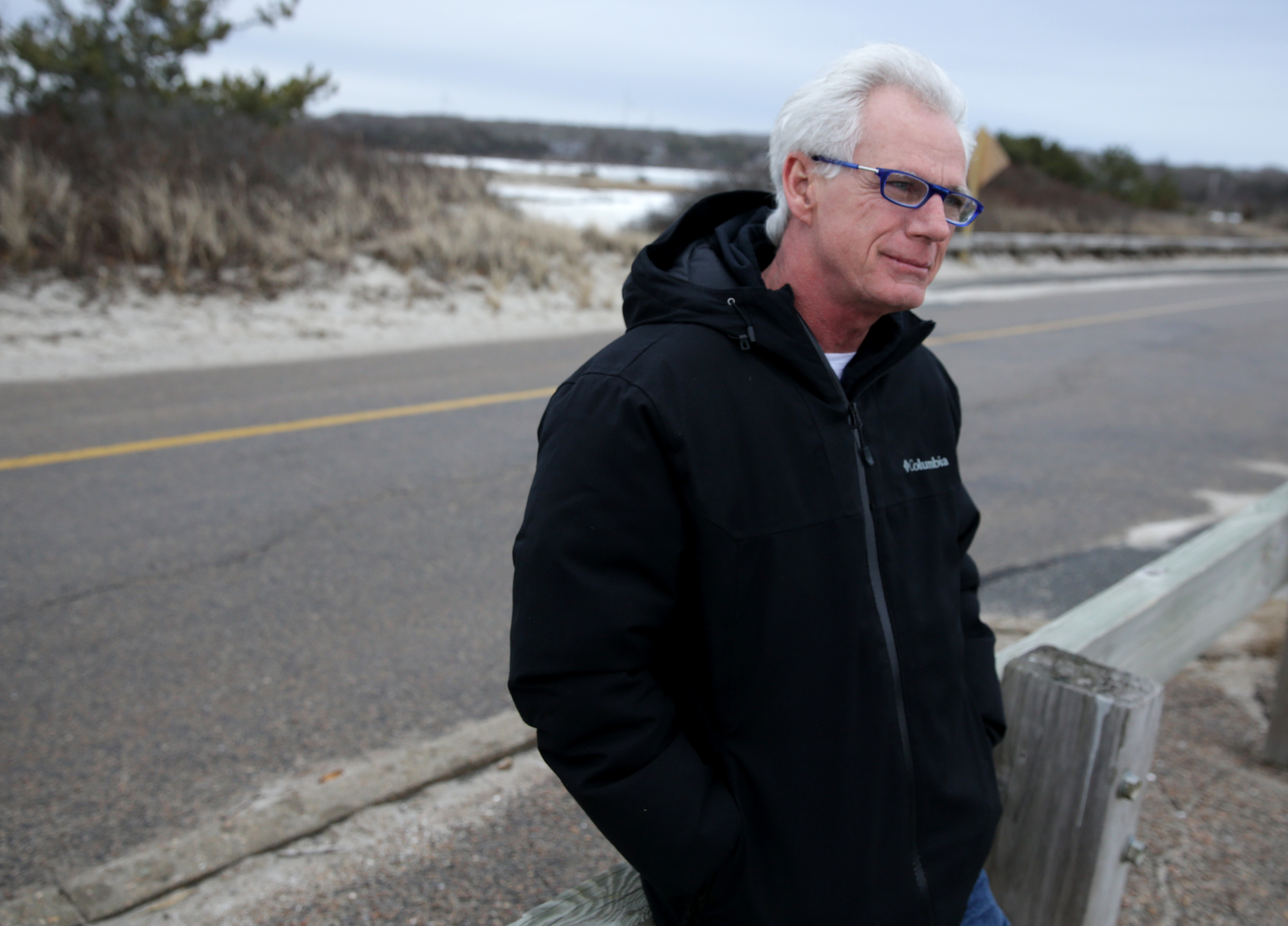 Dave Moriarty is an opponent of the town of Falmouth's wind turbines.