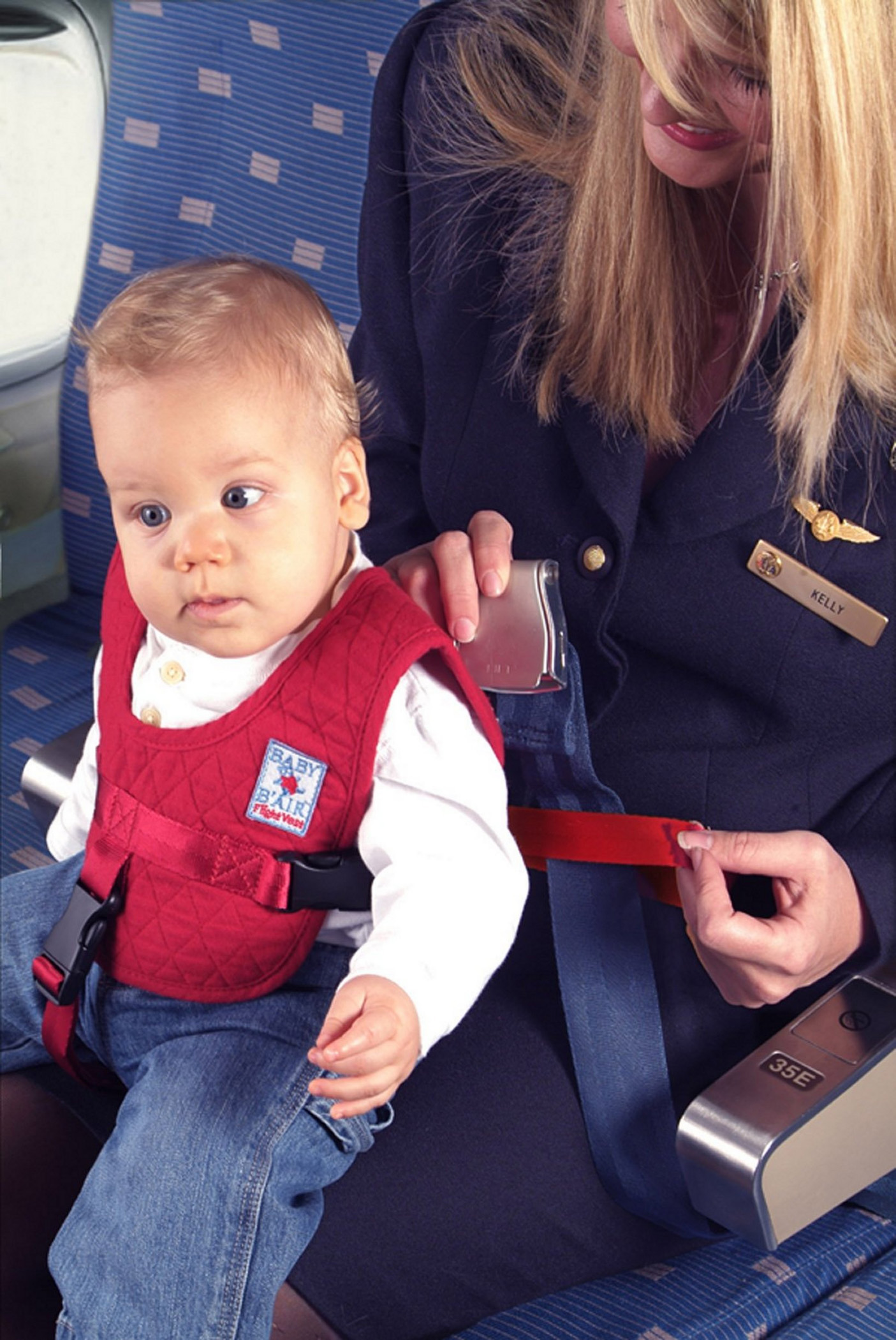 Baby B'Air safety flight vest.