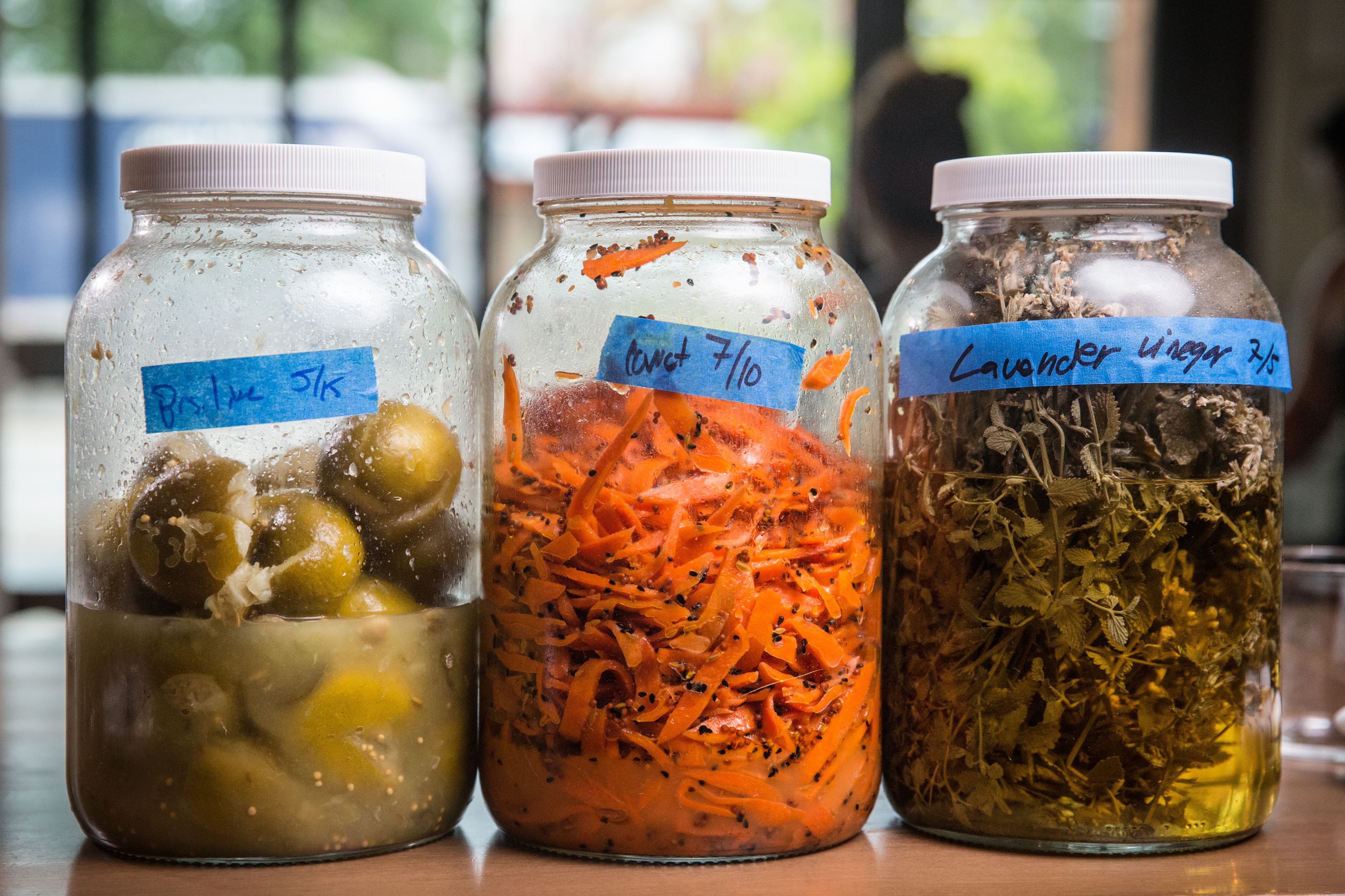 Indian pickled lime, carrot shavings, and lavender vinegar will be used for new dishes at Little Donkey in Cambridge.