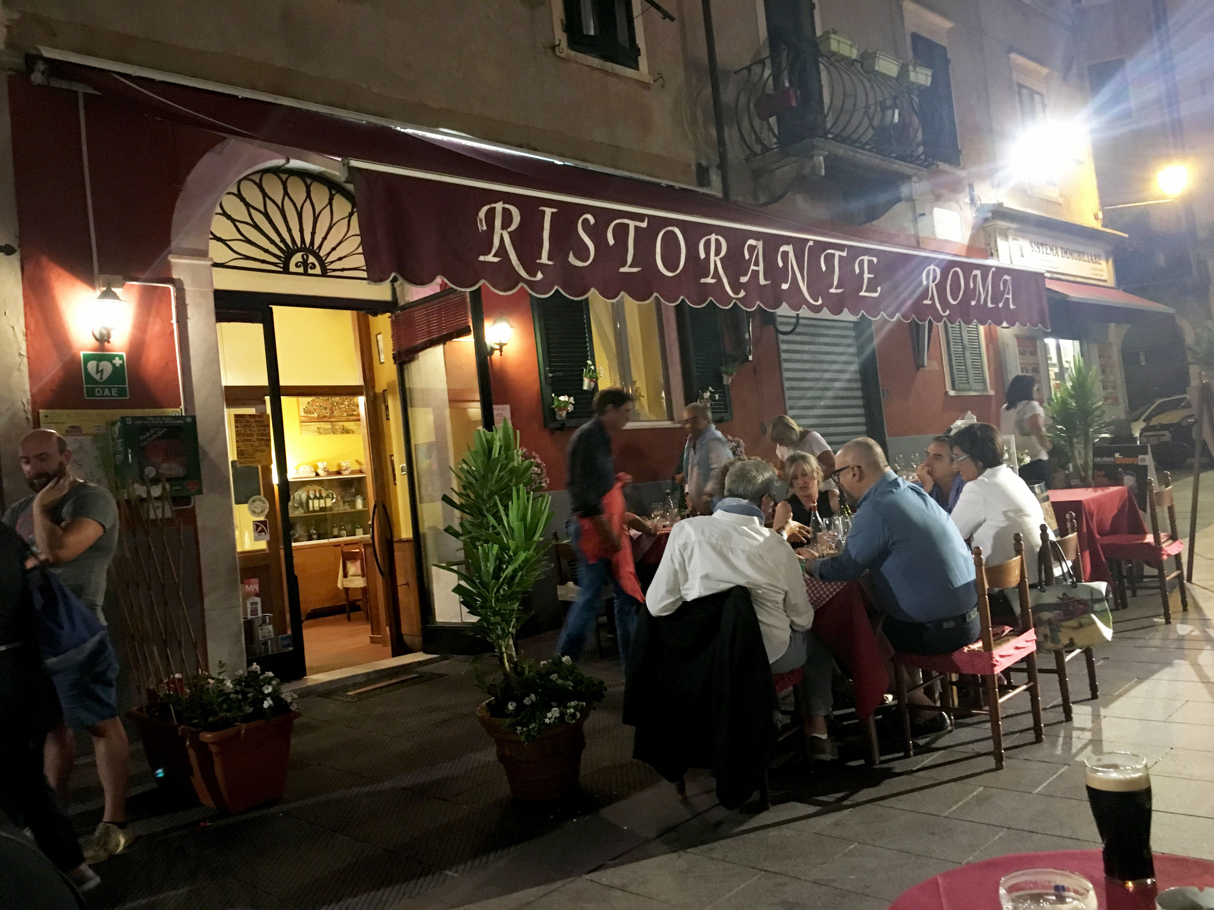 The author’s long lost cousin owns Ristorante Roma.