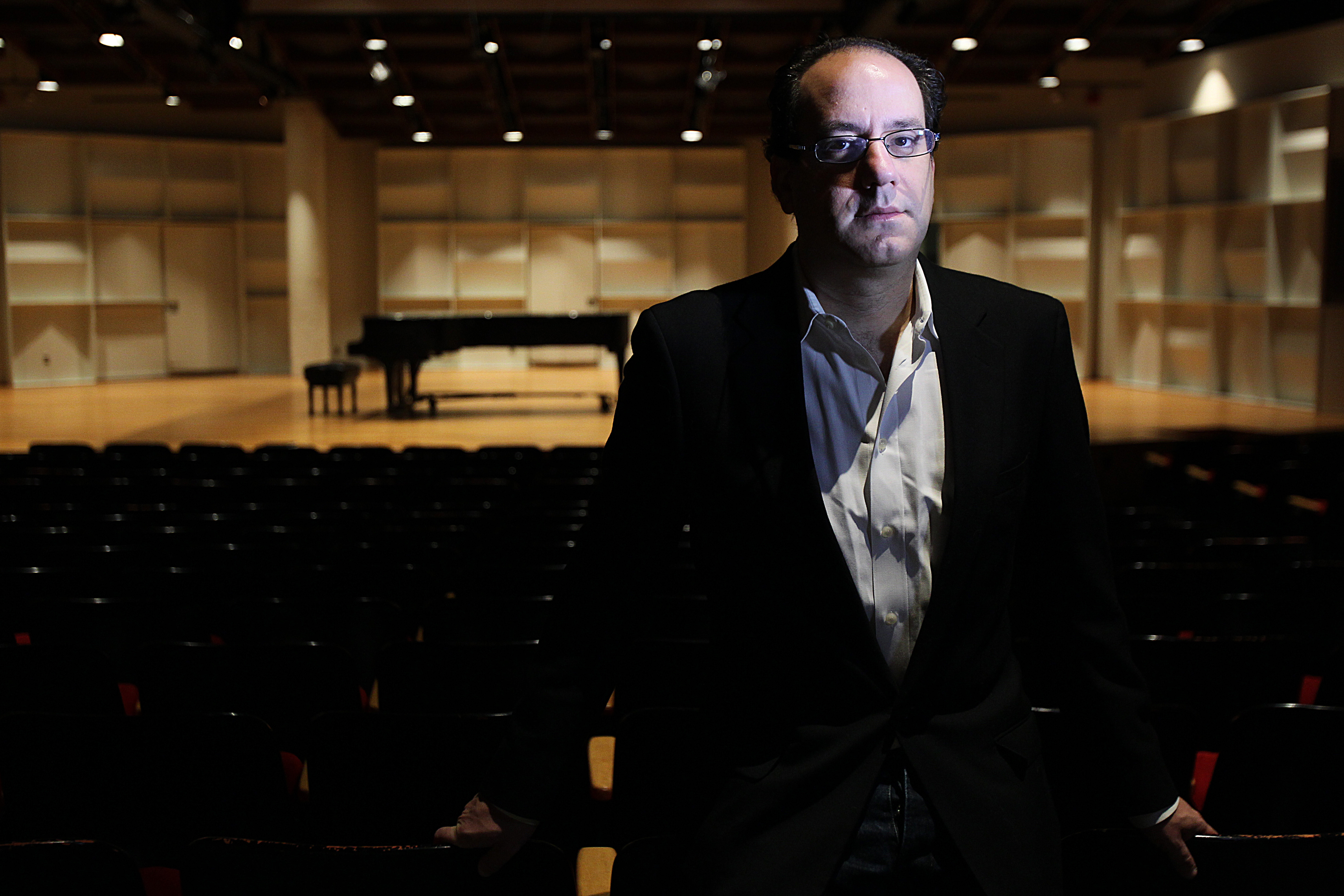 “He essentially learns the instrument to be able to reinvent the instrumental technique and make this entirely personal version of a bassoon, or a viola. And he writes this music that, honestly, when you hear it, you can’t quite believe it,” said Joshua Fineberg (pictured), director, BU’s Center for New Music, on composer Billone.