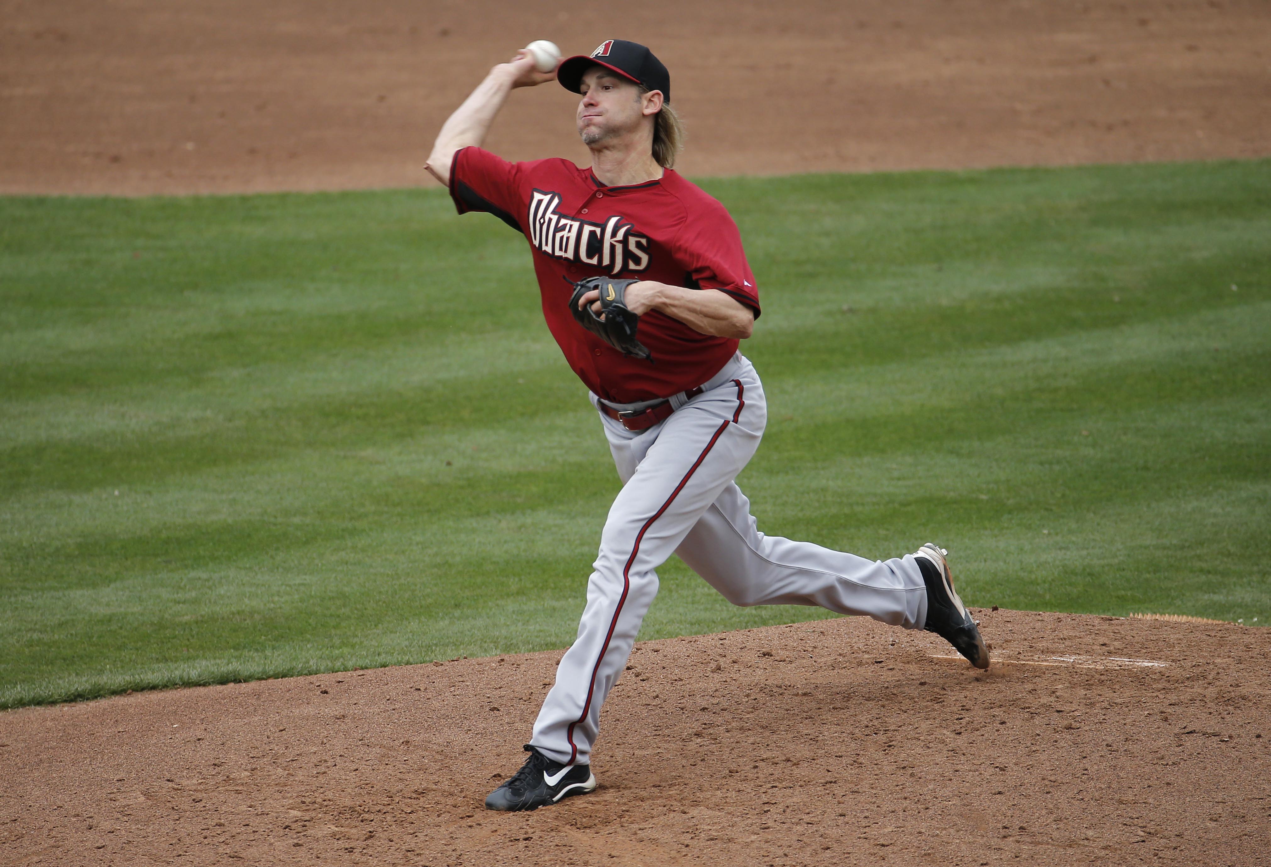Bronson Arroyo last pitched in 2014 for Arizona.
