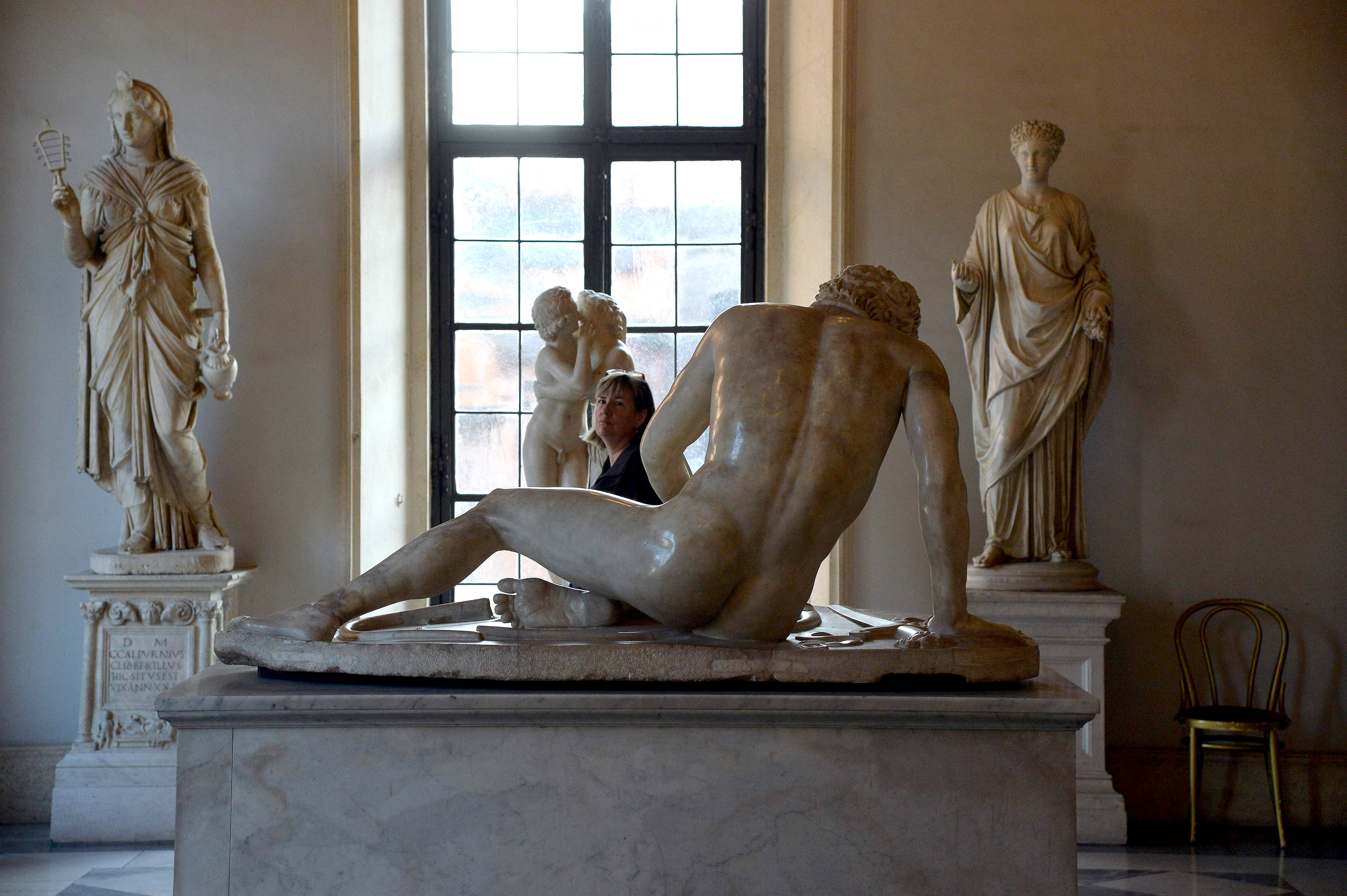 “Dying Gaul” in the Capitoline.