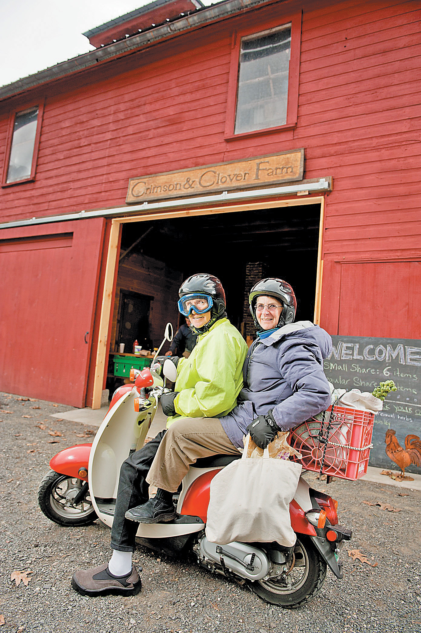 Greg Kline and Robin Levine are members of Crimson & Clover’s CSA.