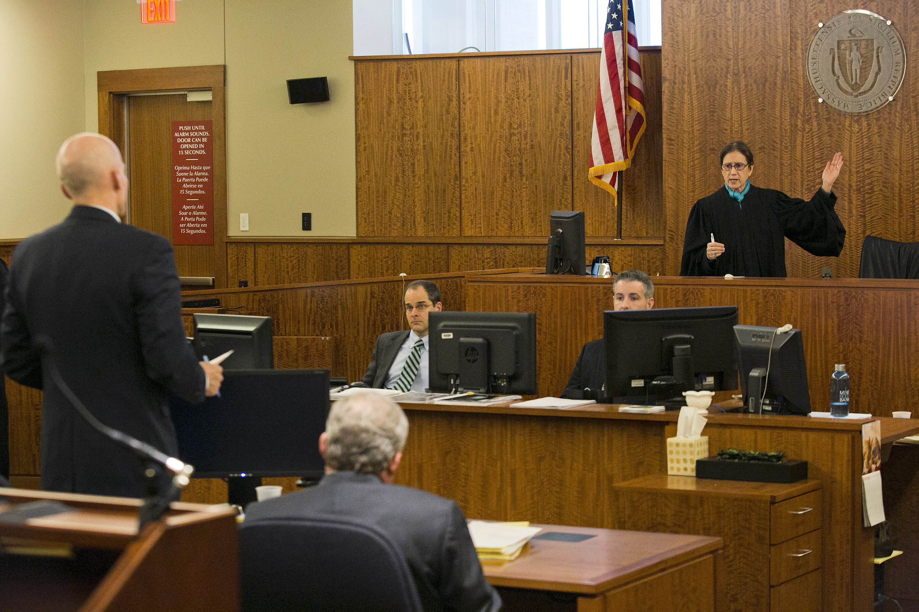 Judge E. Susan Garsh earlier this month told the mother of murder victim Odin Lloyd to “retain control of your emotions and not to cry.”