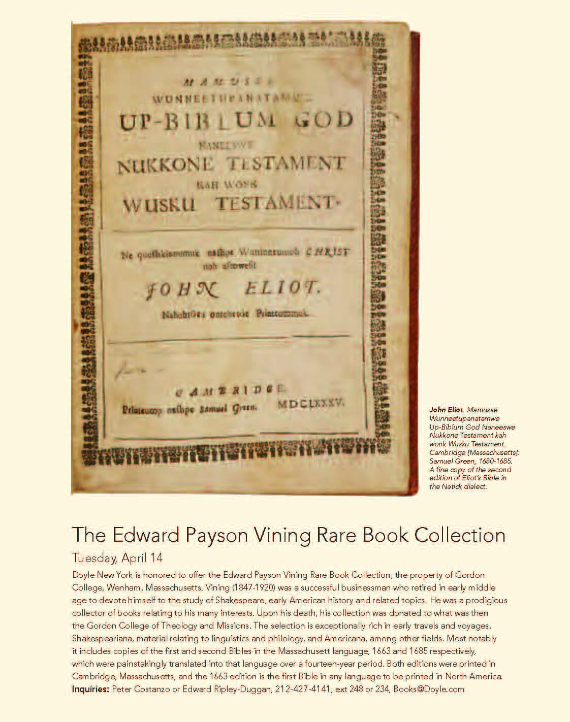 This collection includes some books dating to the 1400s.