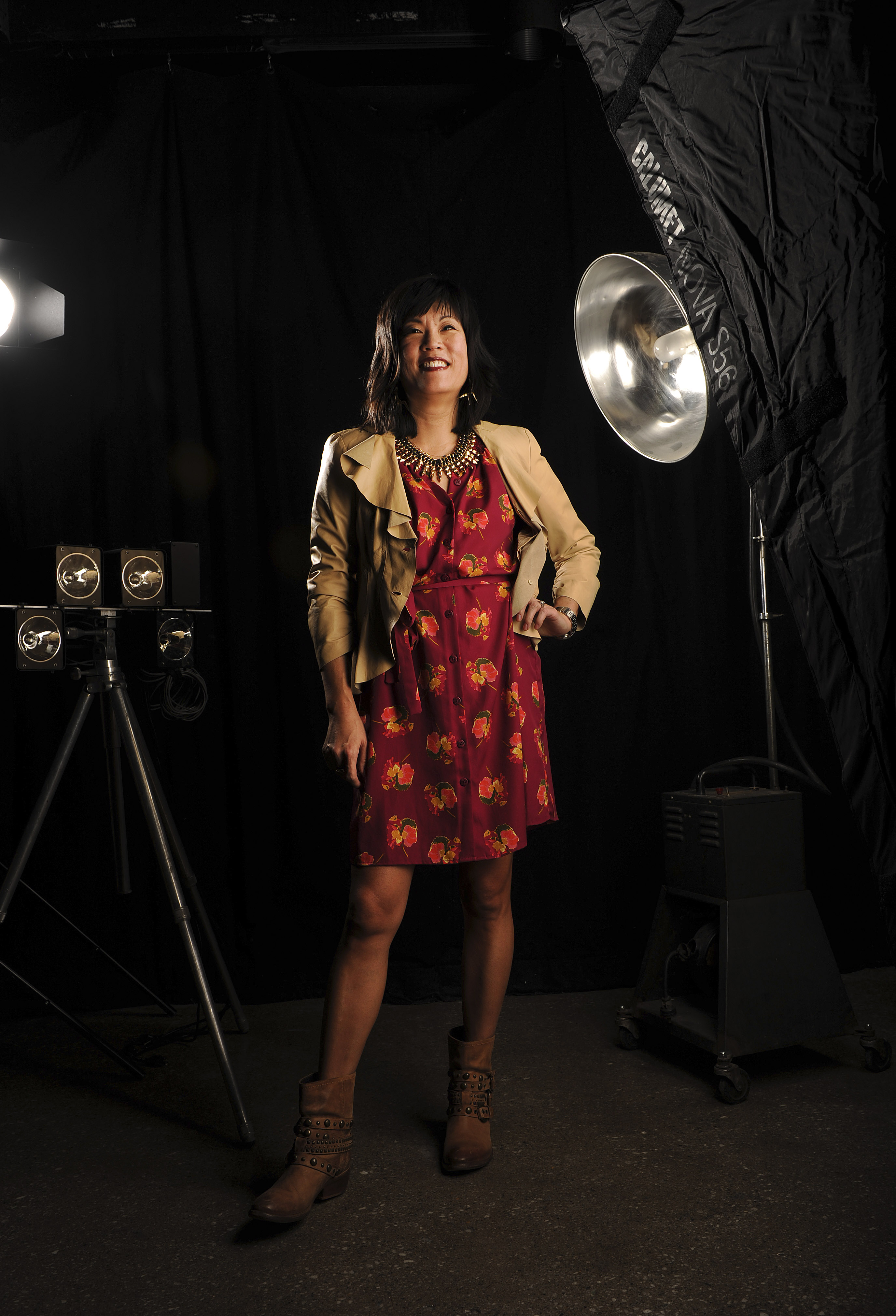 Alberta Chu at the MIT Edgerton Center.