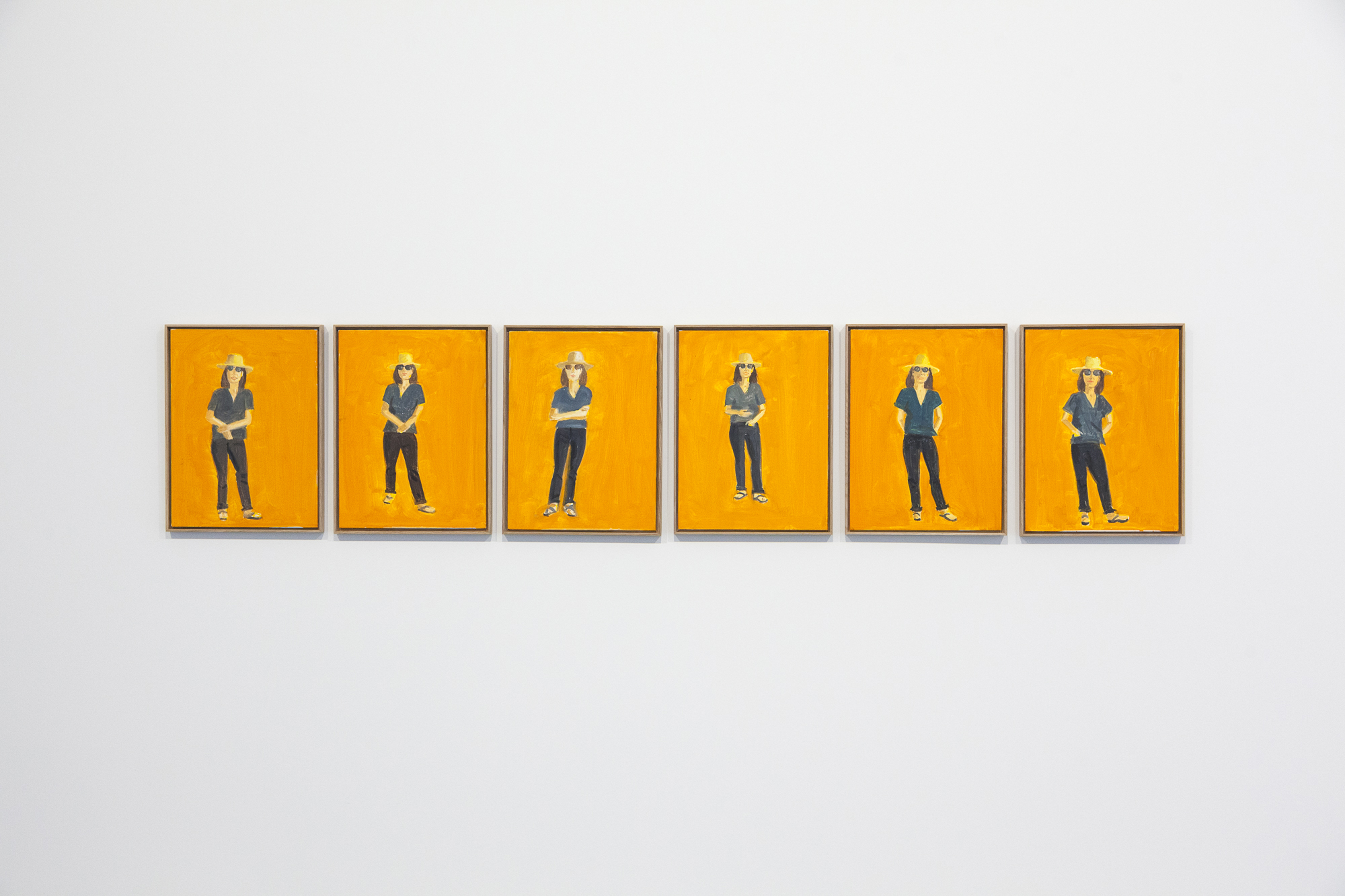 Small paintings by Alex Katz.