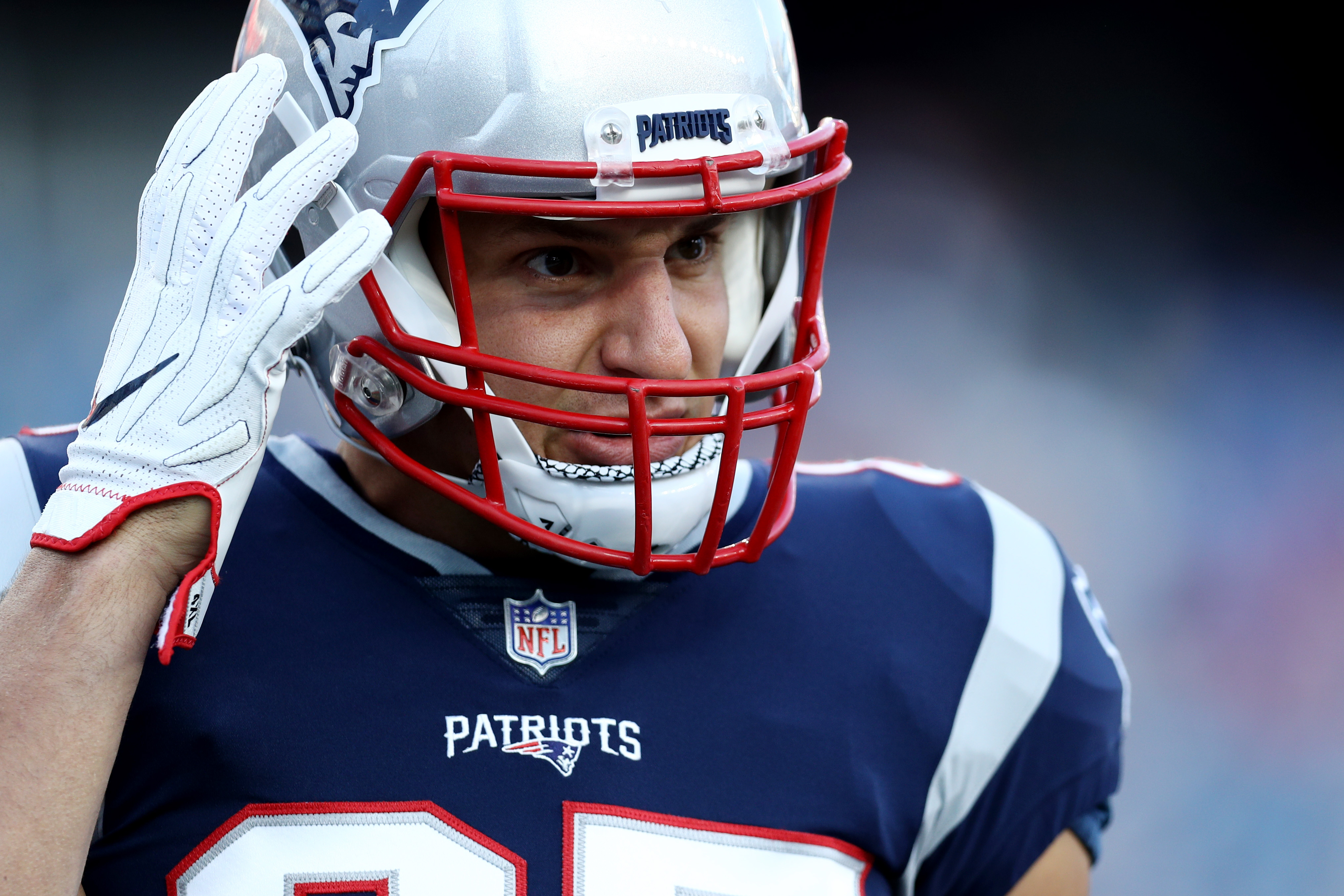 Rob Gronkowski caught 69 passes for 1,084 yards and eight touchdowns in 14 games last season.