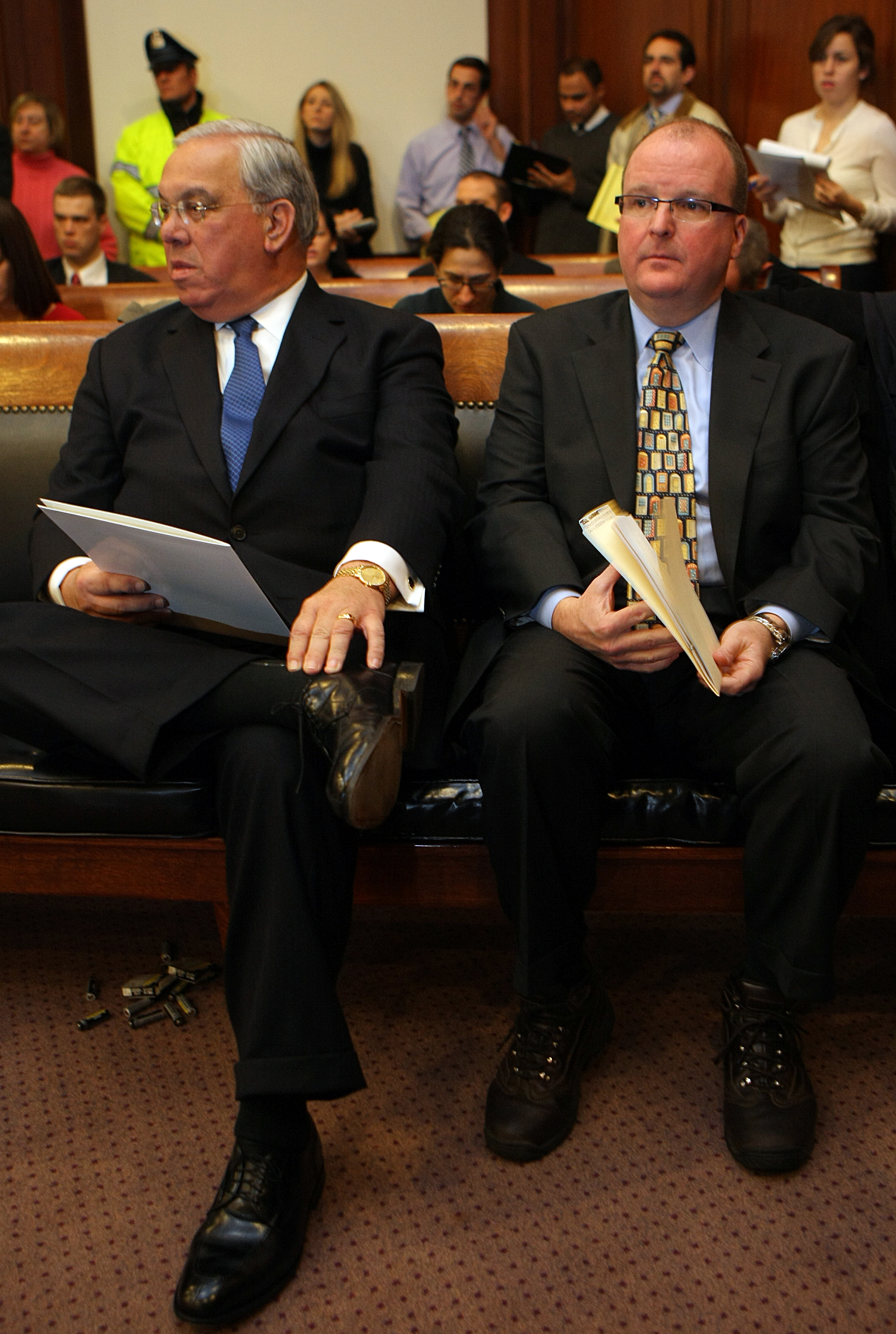 Thomas Tinlin (right) is one of the longest-serving transportation commissioners in Boston history.