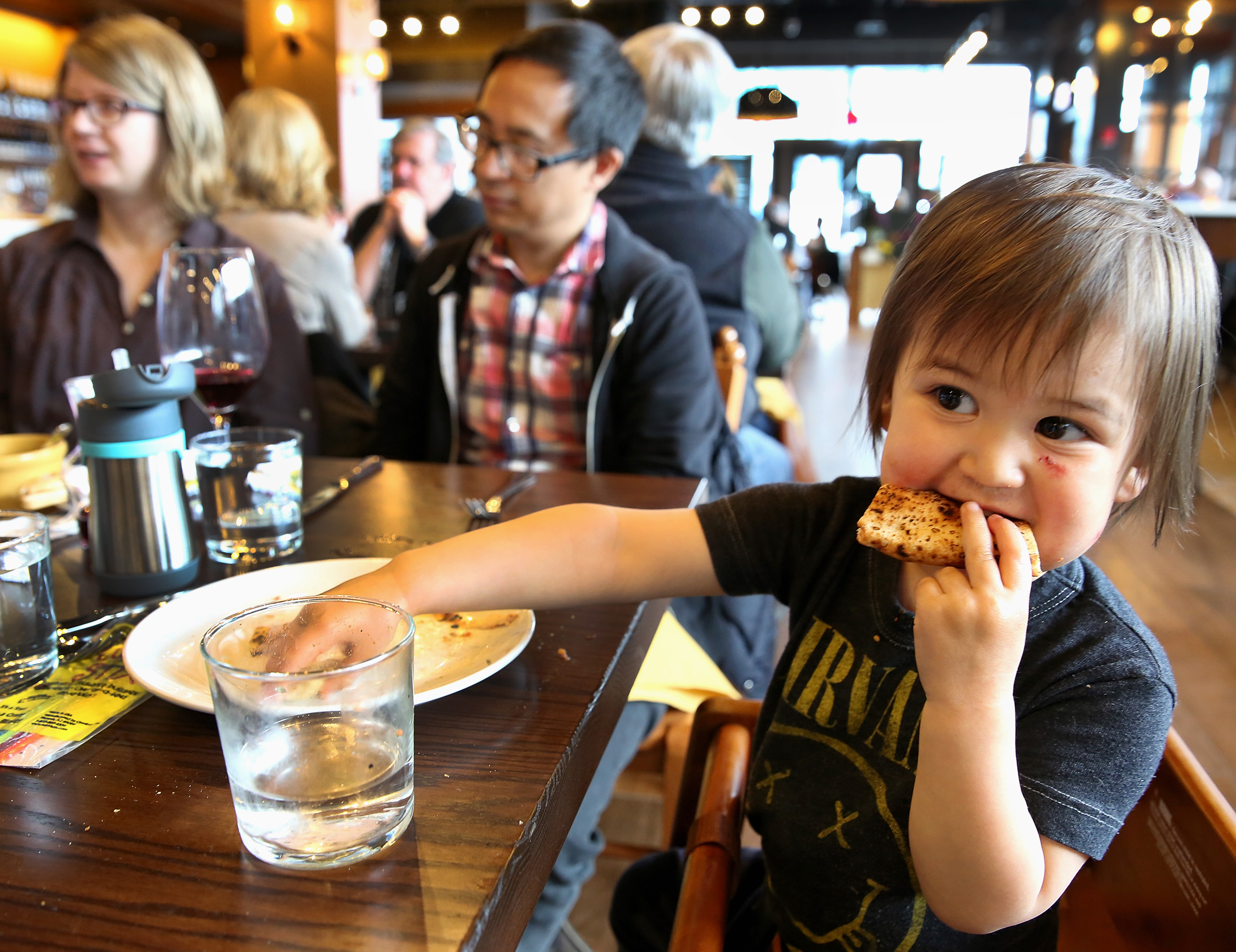 The atmosphere at Babbo is casual and family-friendly.