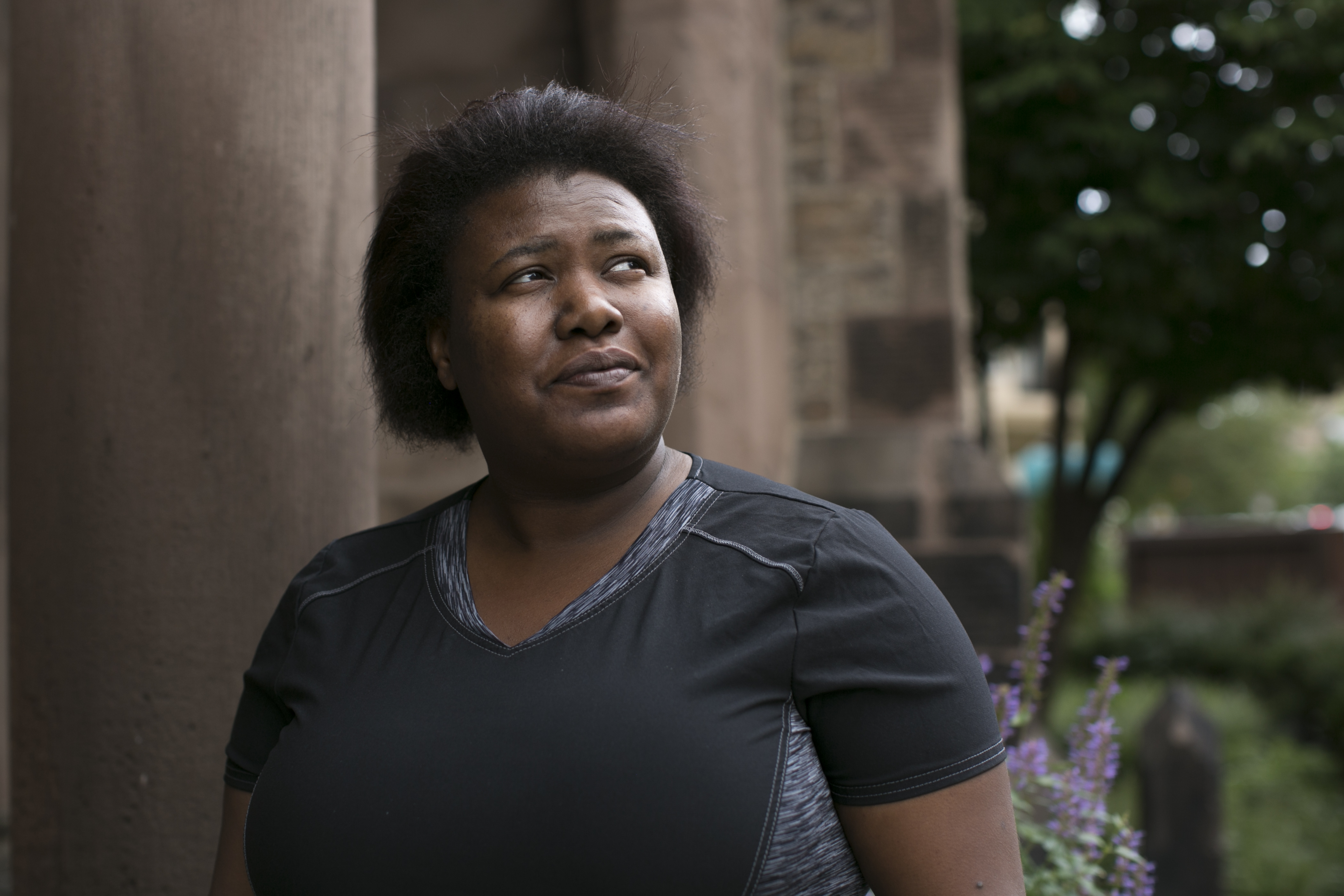 “People don’t realize how much mental illness there is in shelters,” says Rottisha Mewborn. But music “pulls things together for that one moment.”