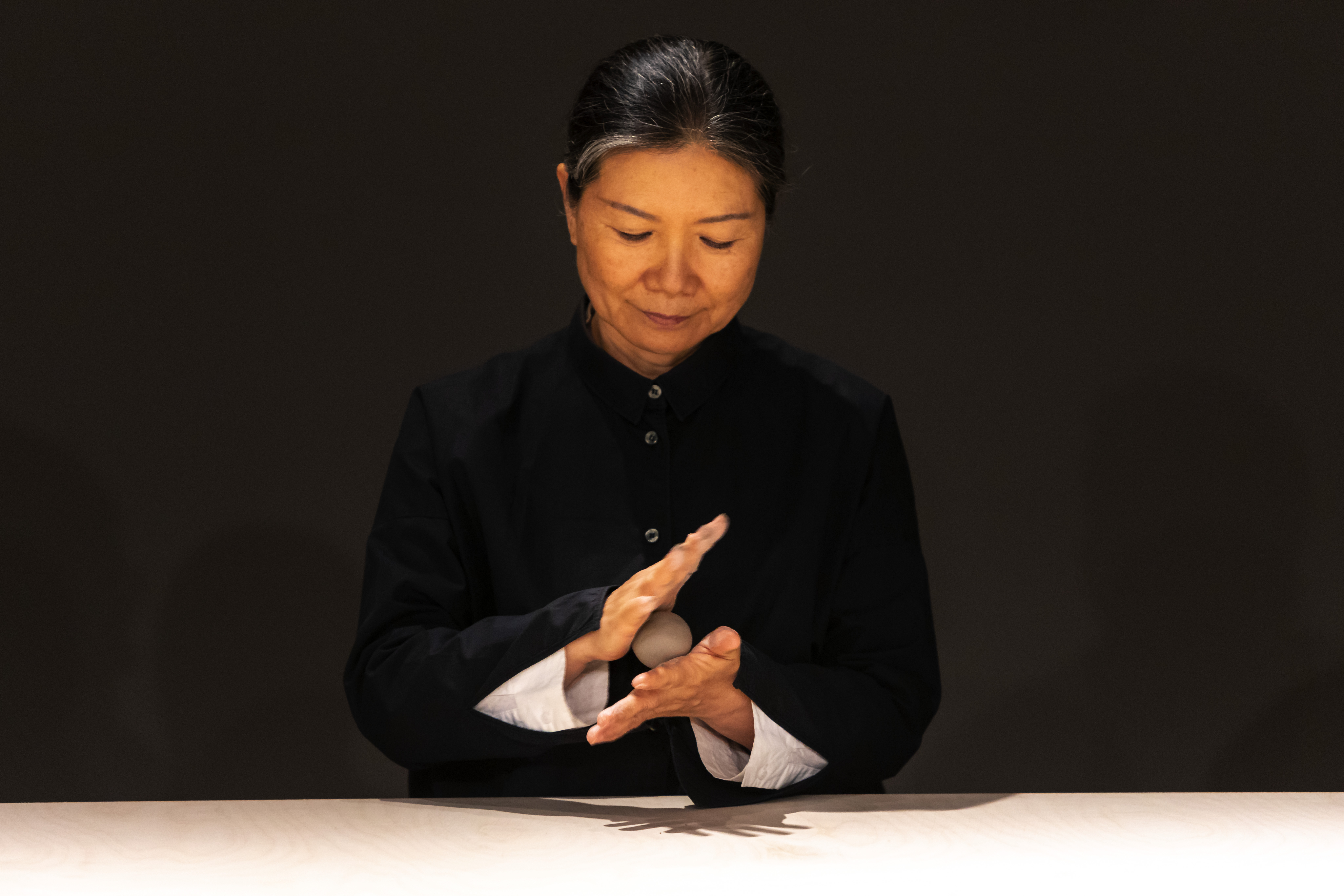 South Korean artist Kimsooja