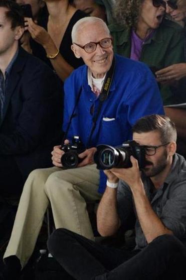 Photographer Bill Cunningham attended the Rodarte Spring 2016 show during New York Fashion Week in September 2015