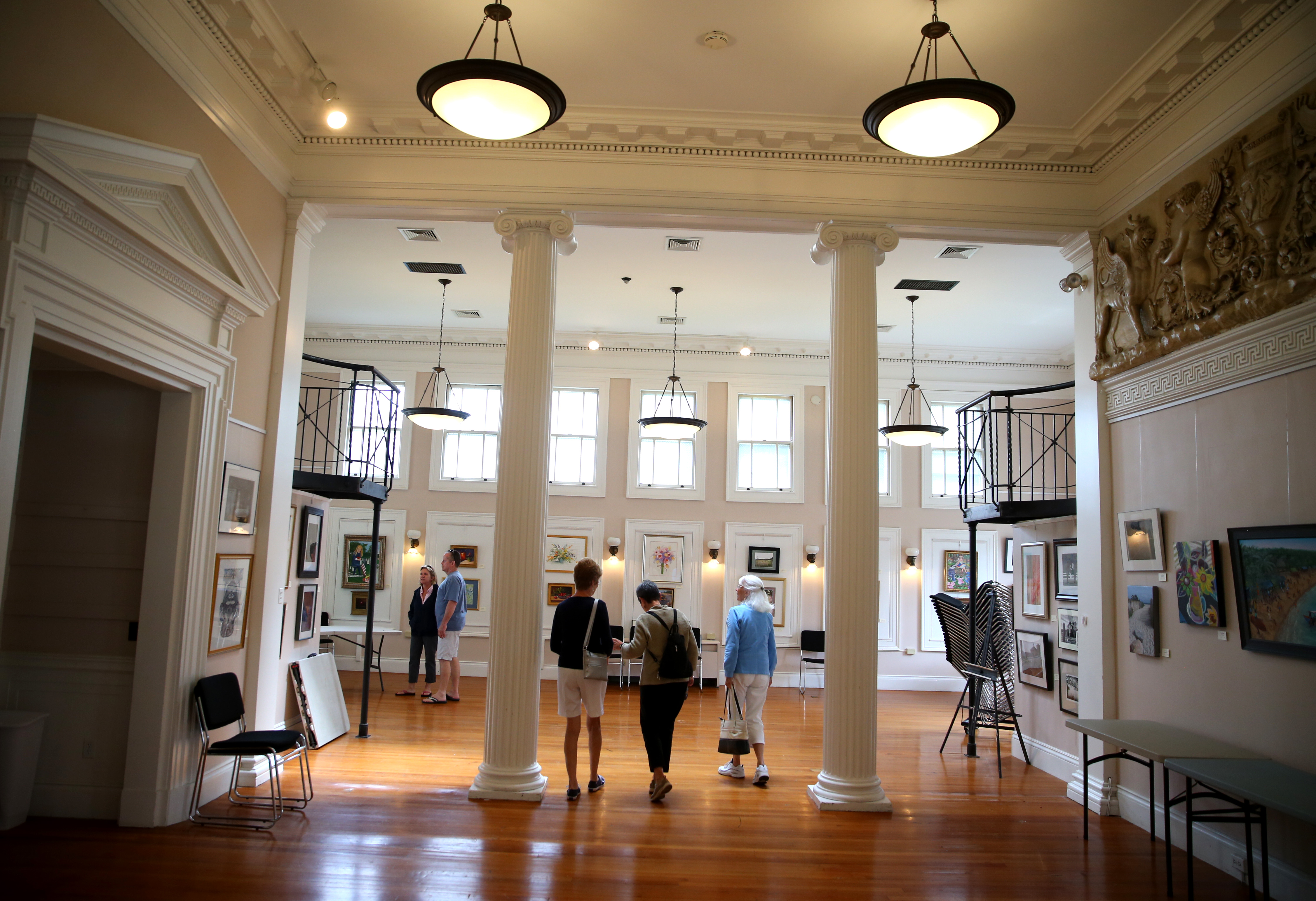 The Plymouth Center for the Arts, located in a graciously restored building that dates to 1902, hosts an array of exhibits.