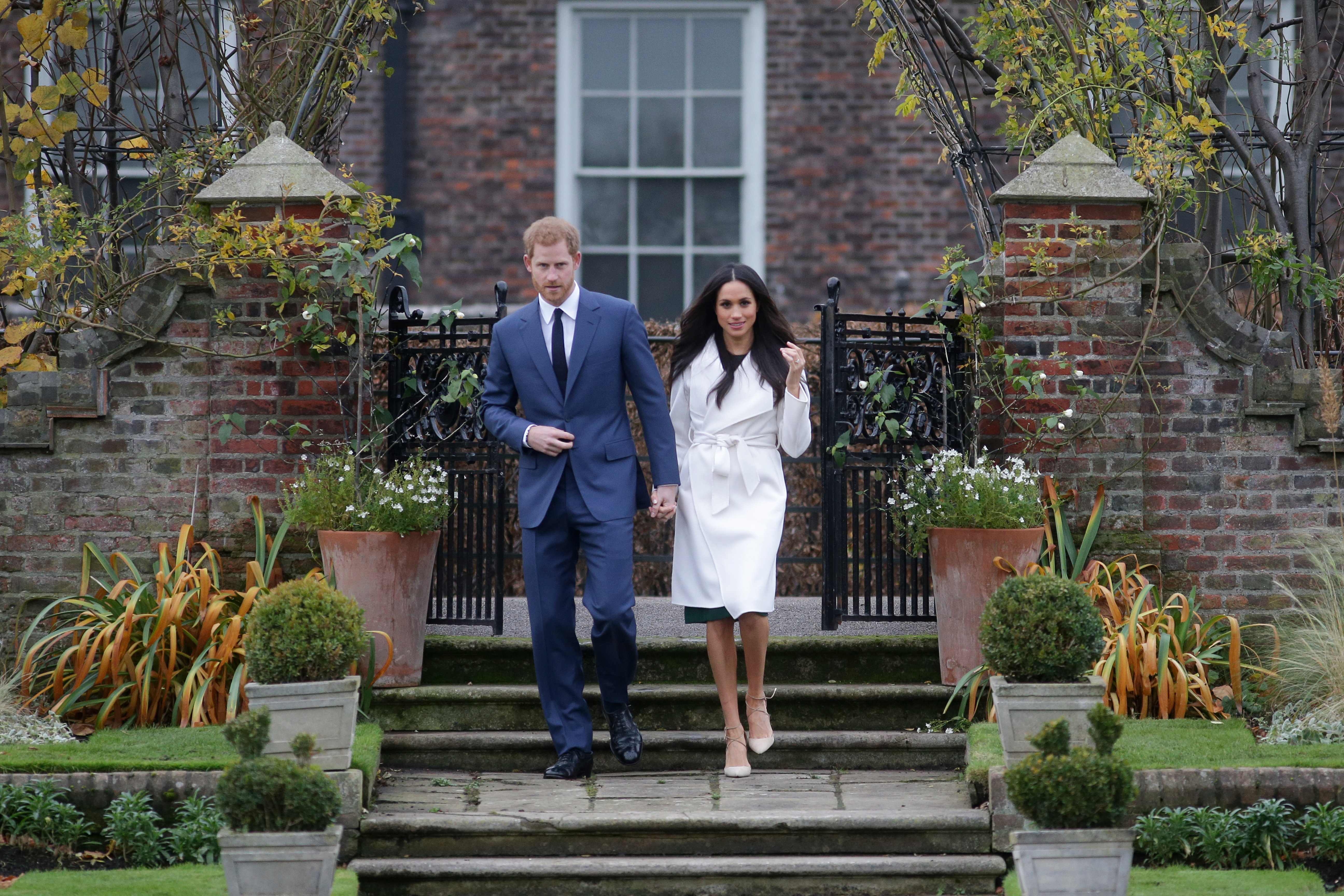 Britain's Prince Harry and his actress Meghan Markle.