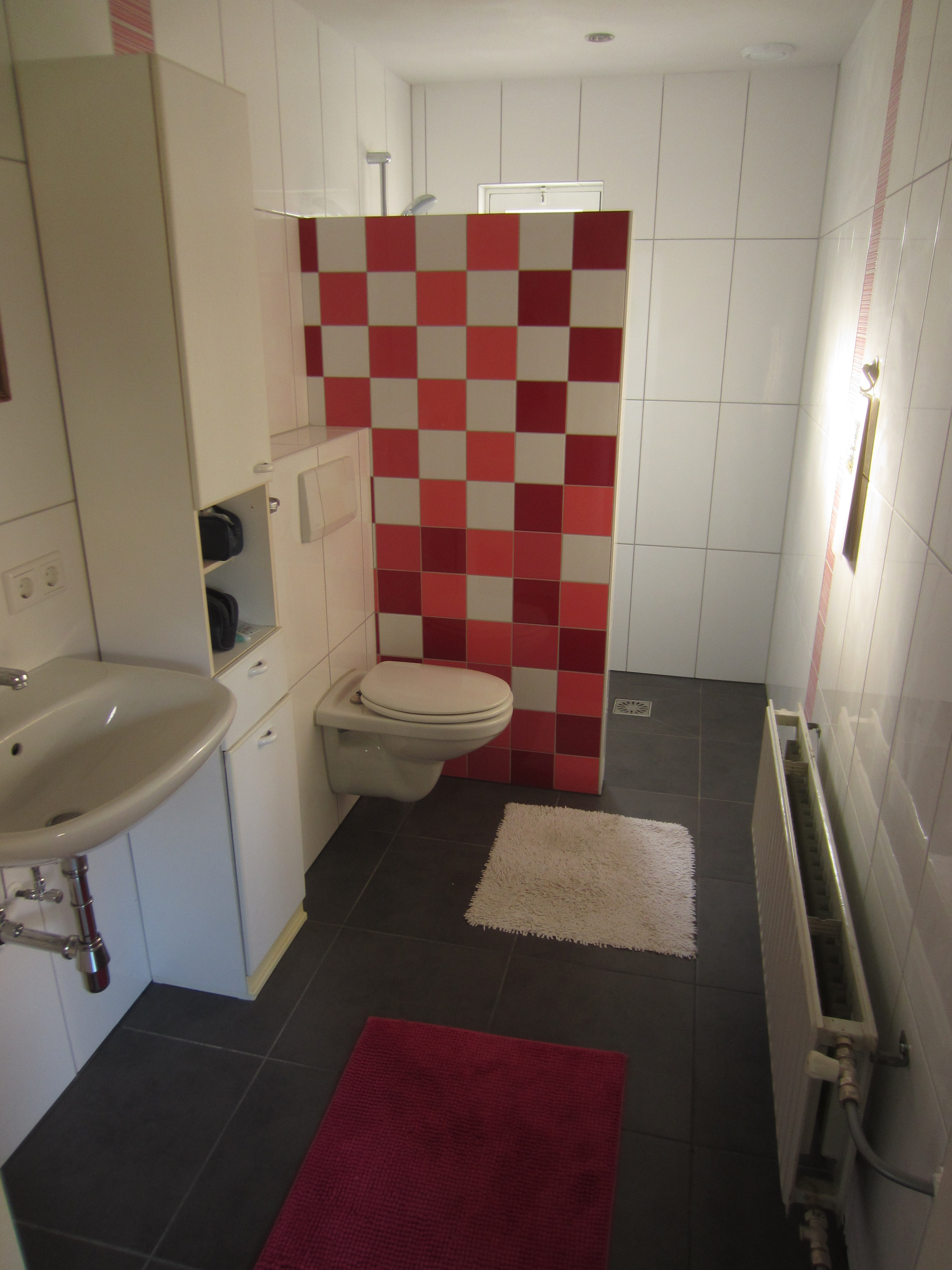 The downstairs bathroom after.