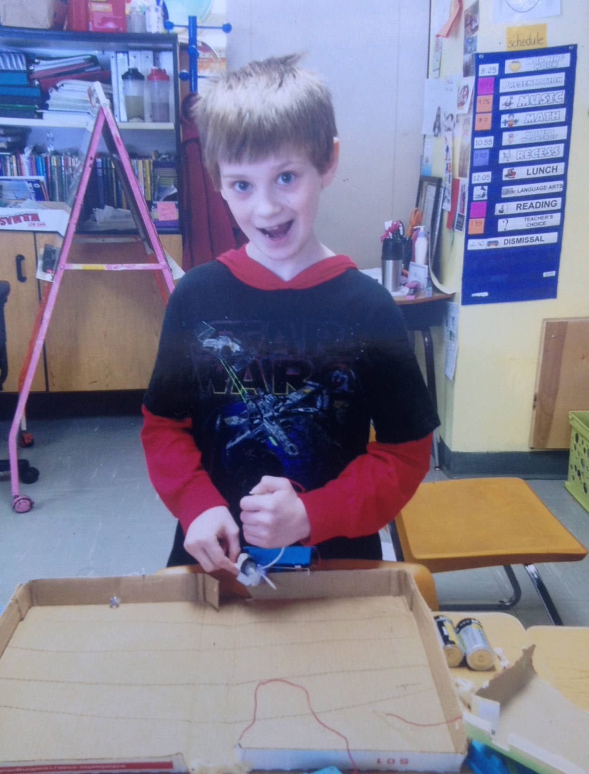 Fifth-grader Nickolas Taylor was suspended from school.