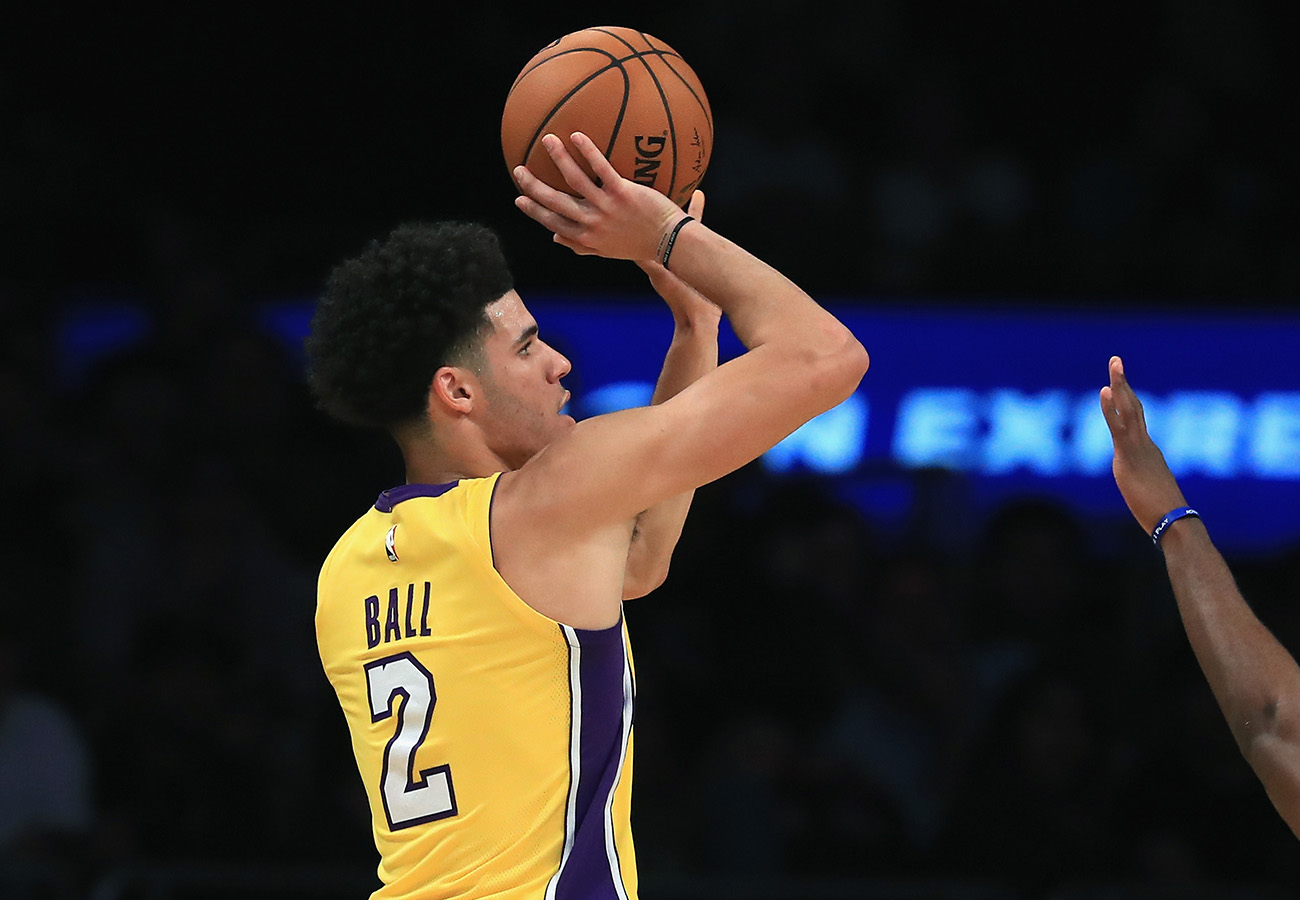 It’s showtime for Lonzo Ball in Los Angeles.