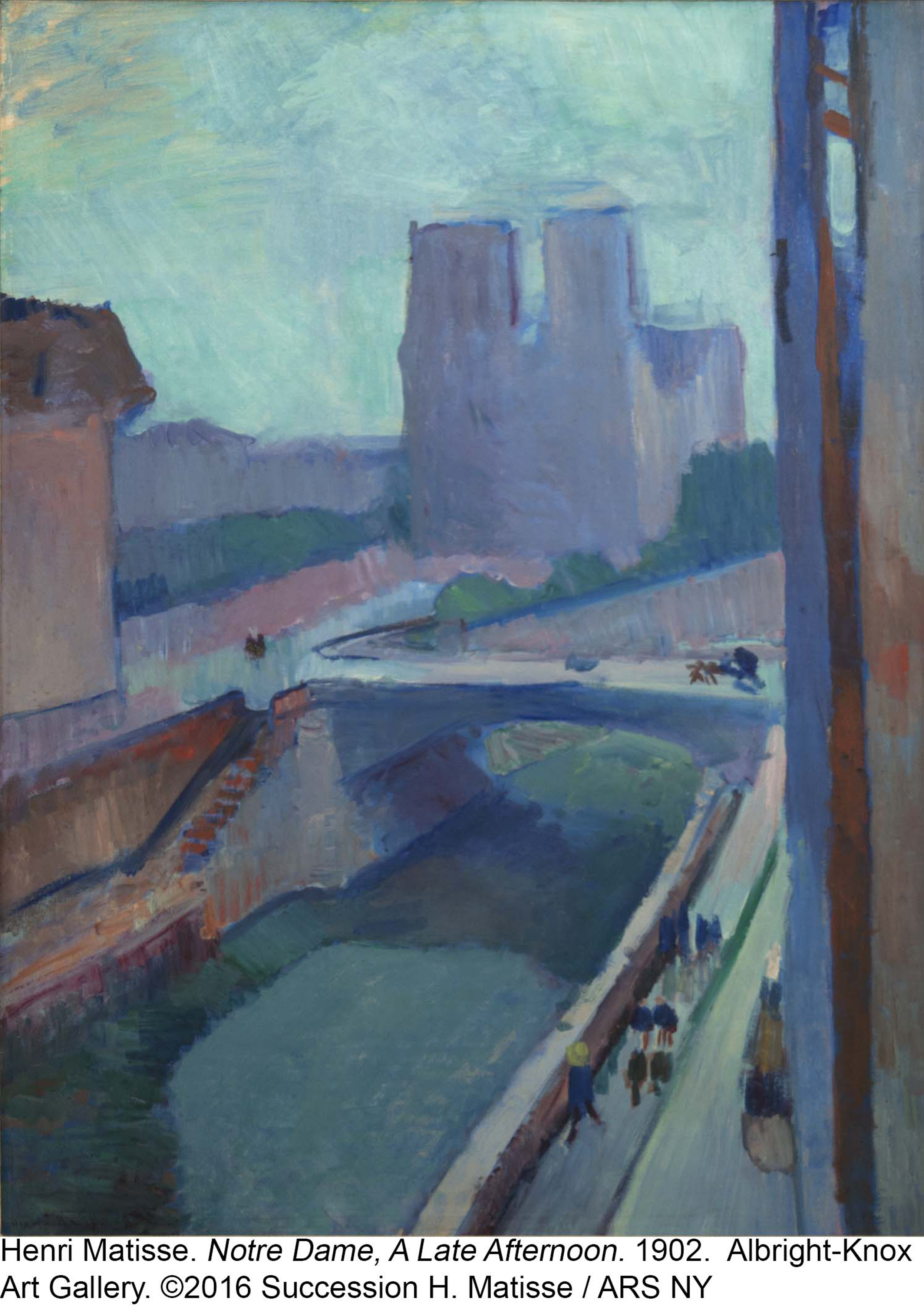 Henri Matisse’s “Notre-Dame, Late Afternoon” from 1902.