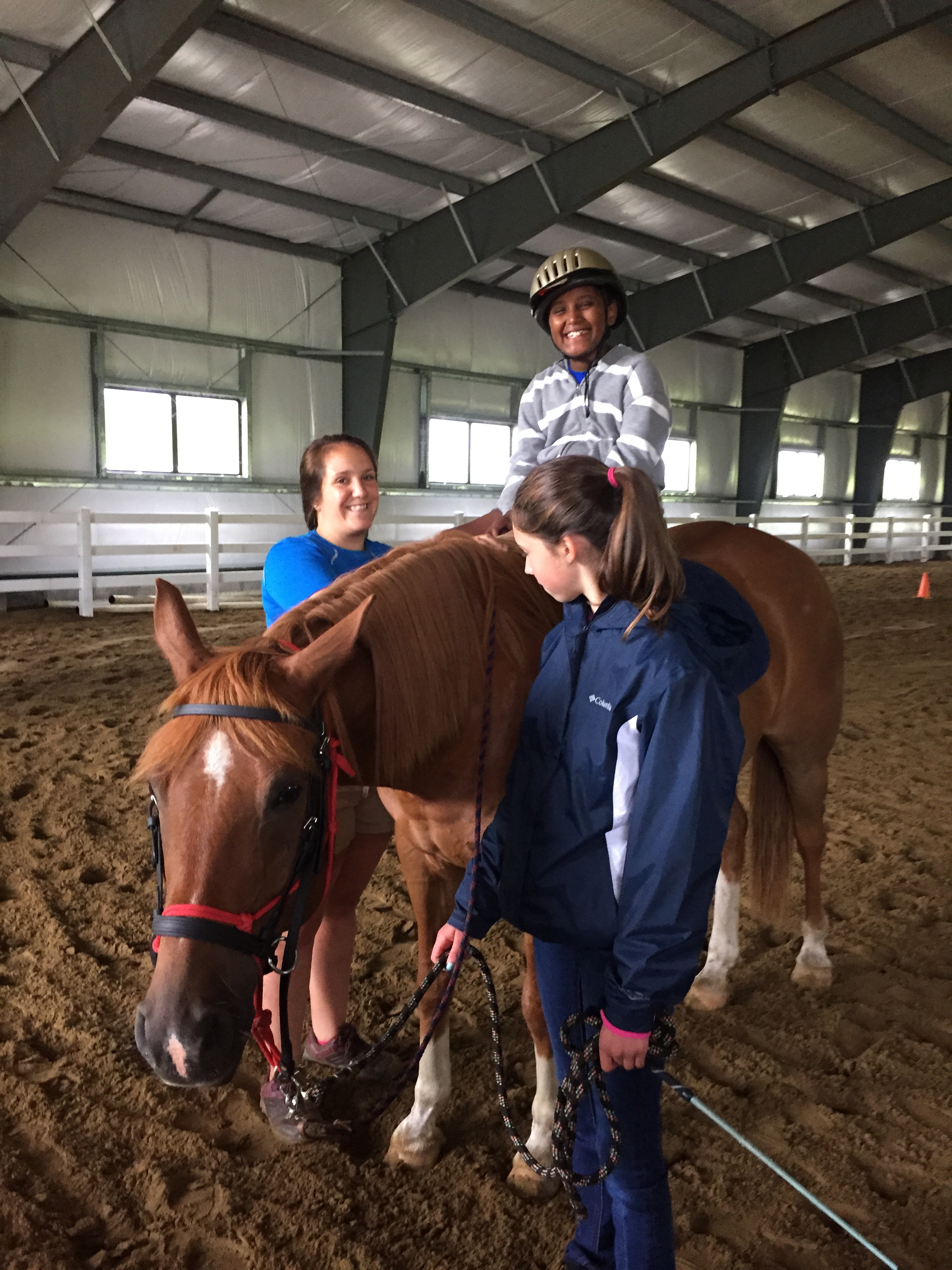 An adaptive horseback riding program at Smugglers’ Notch in Vermont.