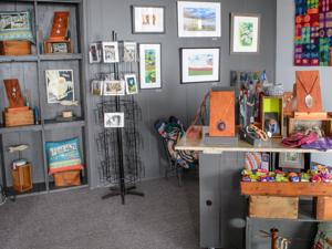 Gallery Nantasket, in Hull, with new decorations and art work.