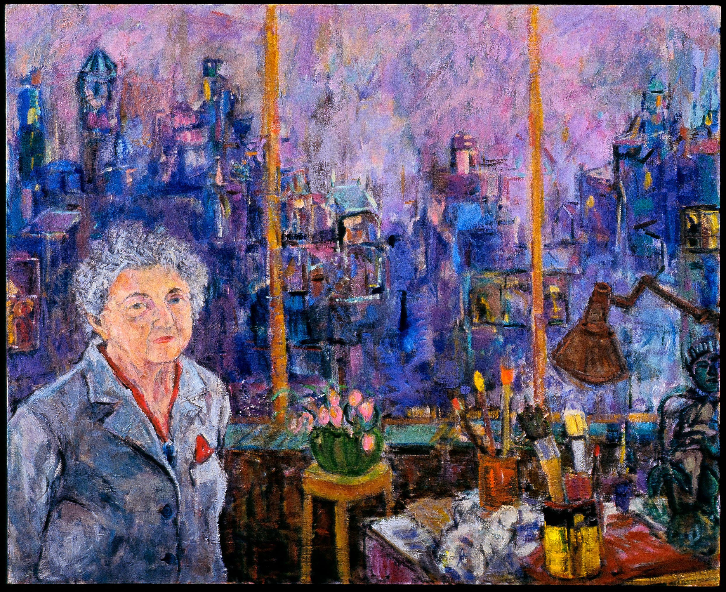 "Memory of Mother in Her Apartment at Dusk" by Suzanne Hodes.
