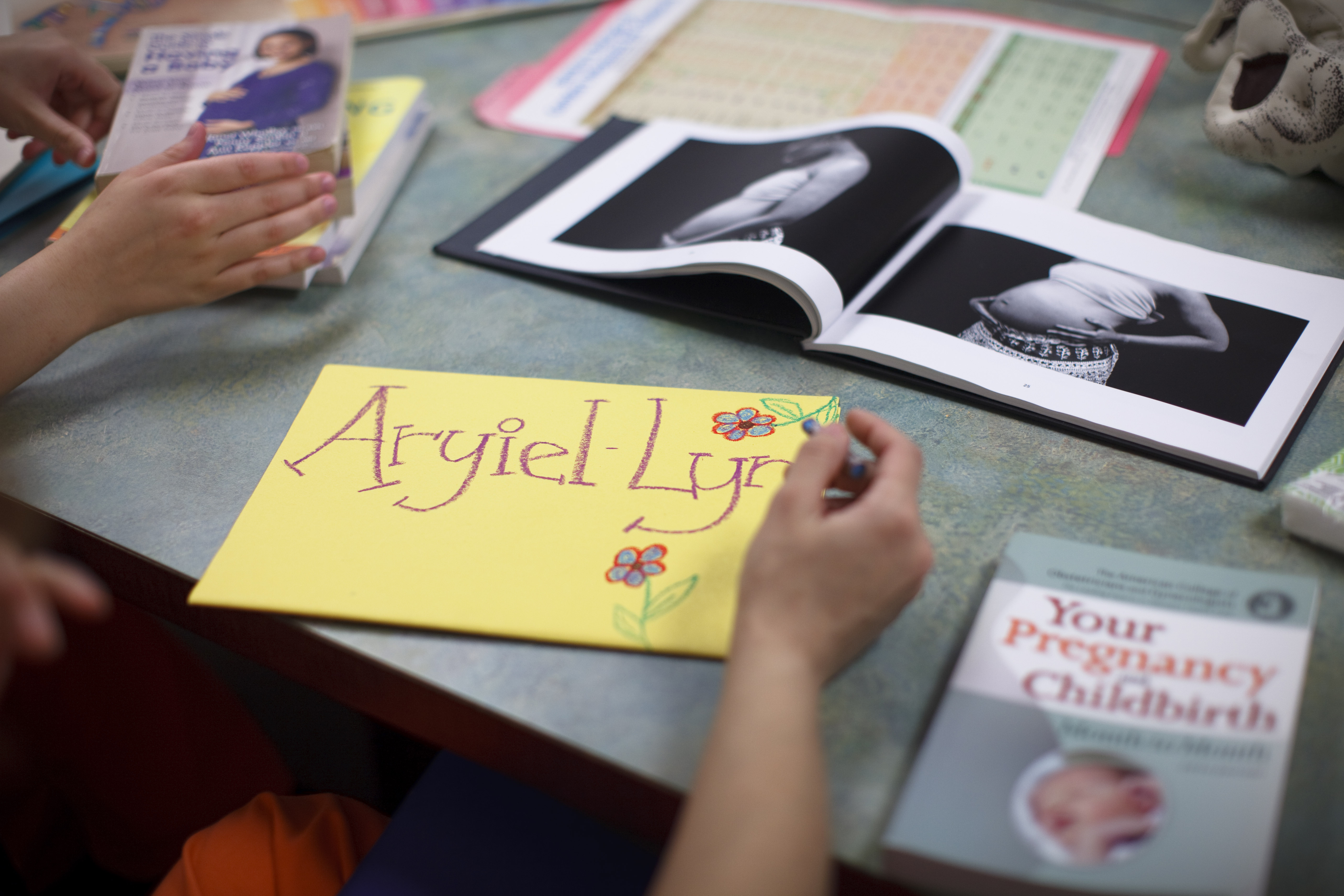 “If a woman is losing access to her child, it’s still a really important thing for her to bond,” says Vicki Elson, a doula who volunteers with expectant inmates at the Chicopee jail.