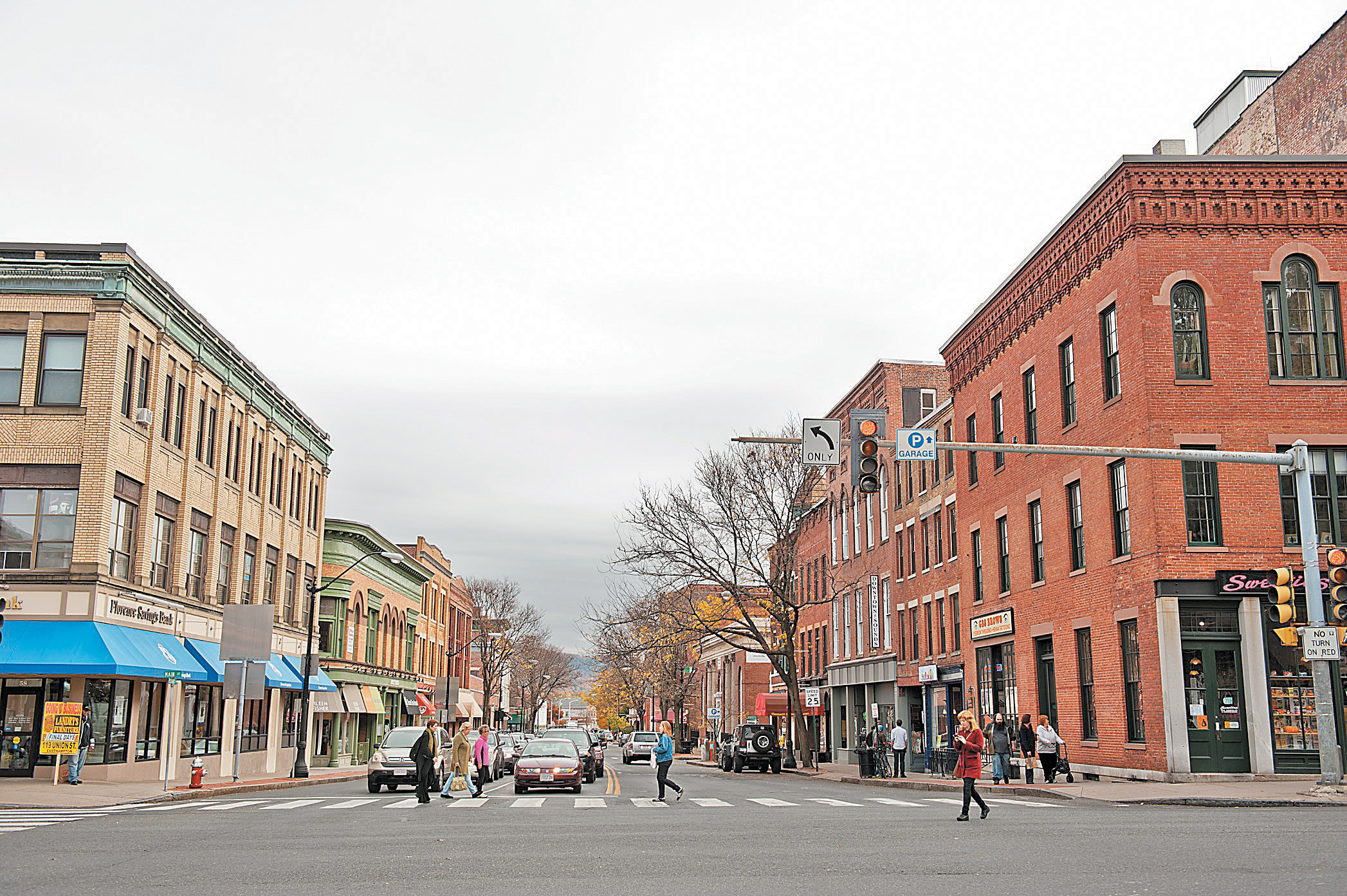 Downtown Northampton.