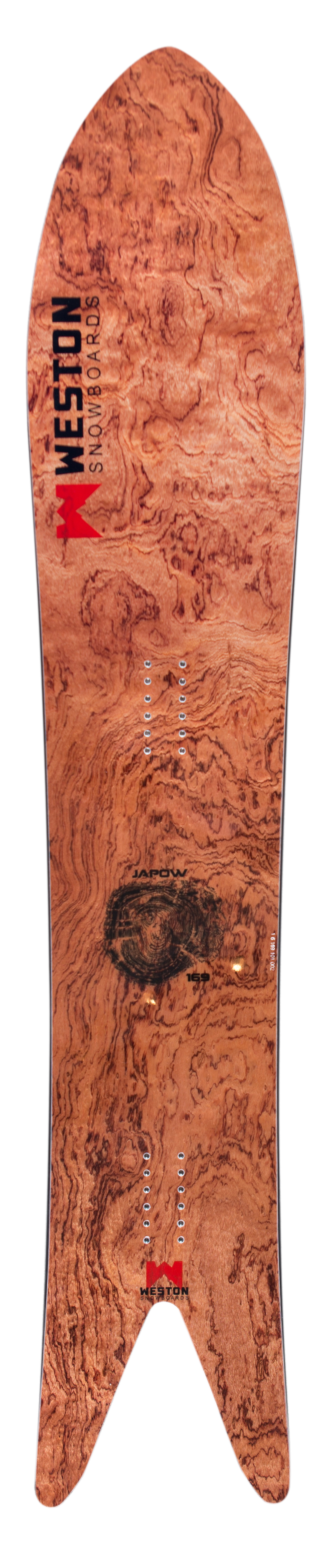 08chillgear - Weston SnowboardÕs Japow board. (handout)