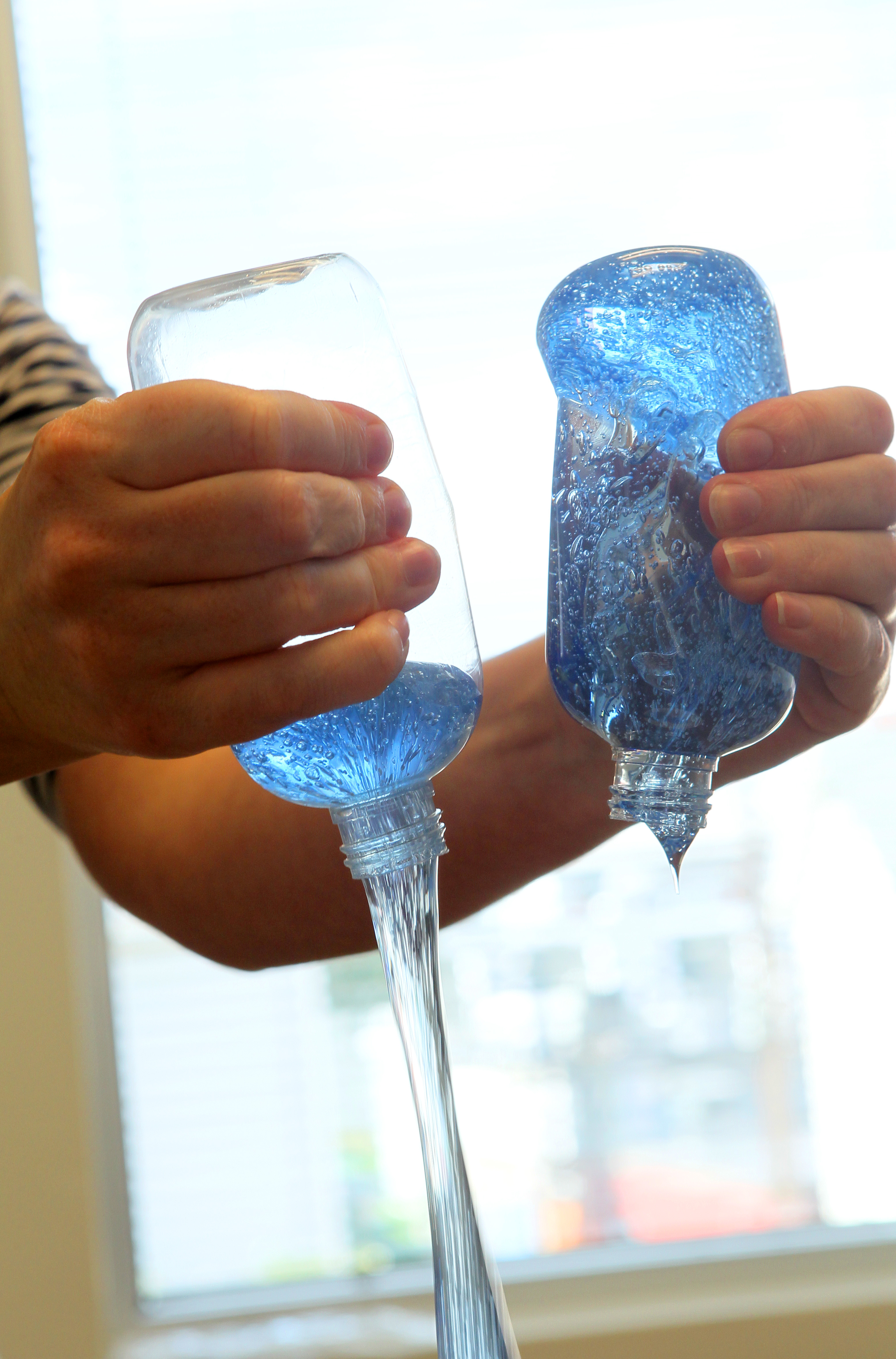 LiquiGlide came up with a way to get things like ketchup and shampoo to glide right out of the bottle.