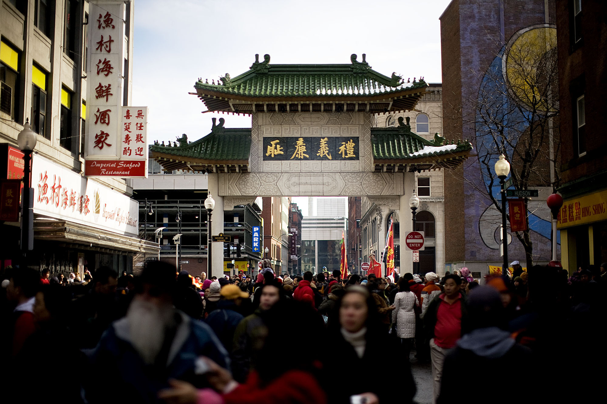 Chinatown is home to about 12,800 people today.