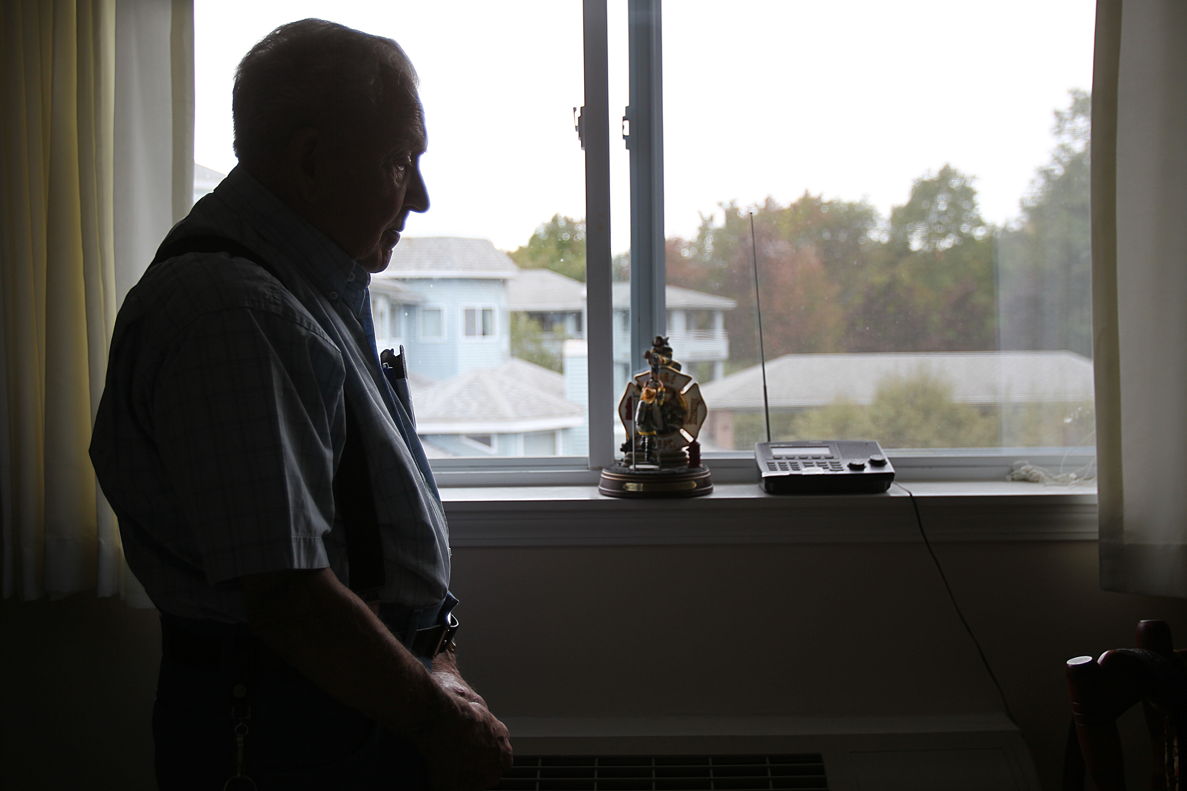 Retired firefighter Tom Goodwin survived the collapse. “I try to not remember it. I lost Bob Clougherty.”