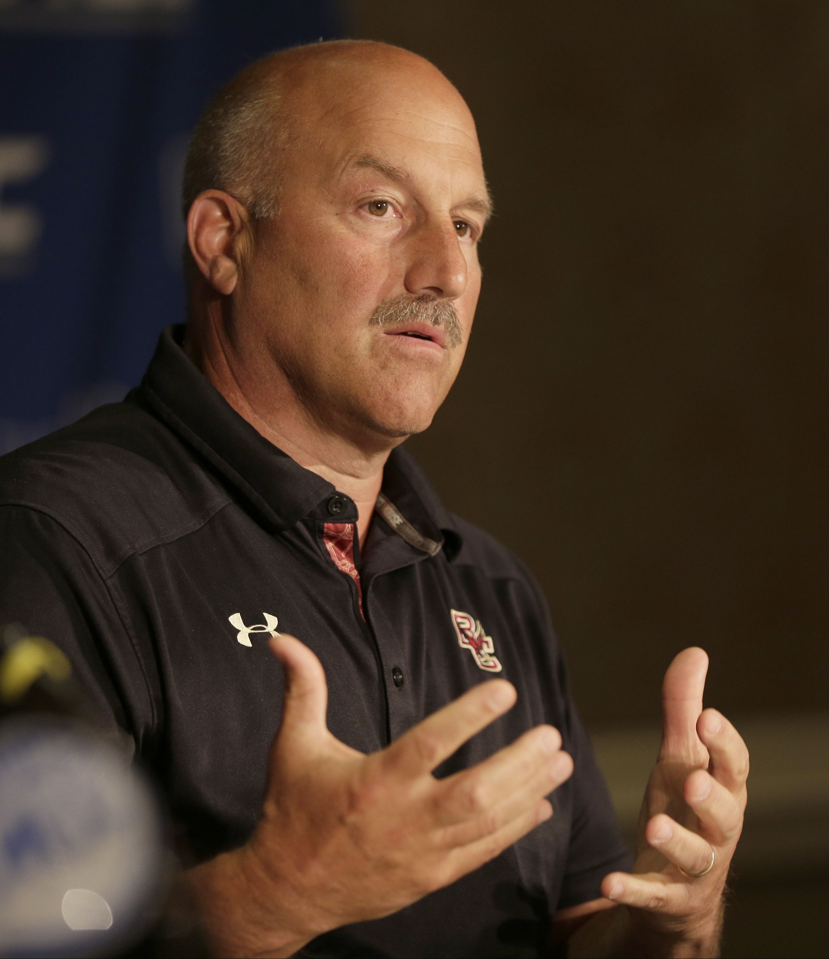 BC coach Steve Addazio has lost some horses on offense from last season, but he believes the Eagles will surprise this season.